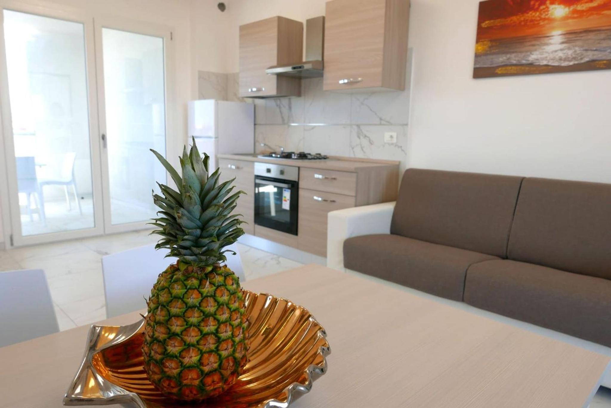 Bright studio close to the sea