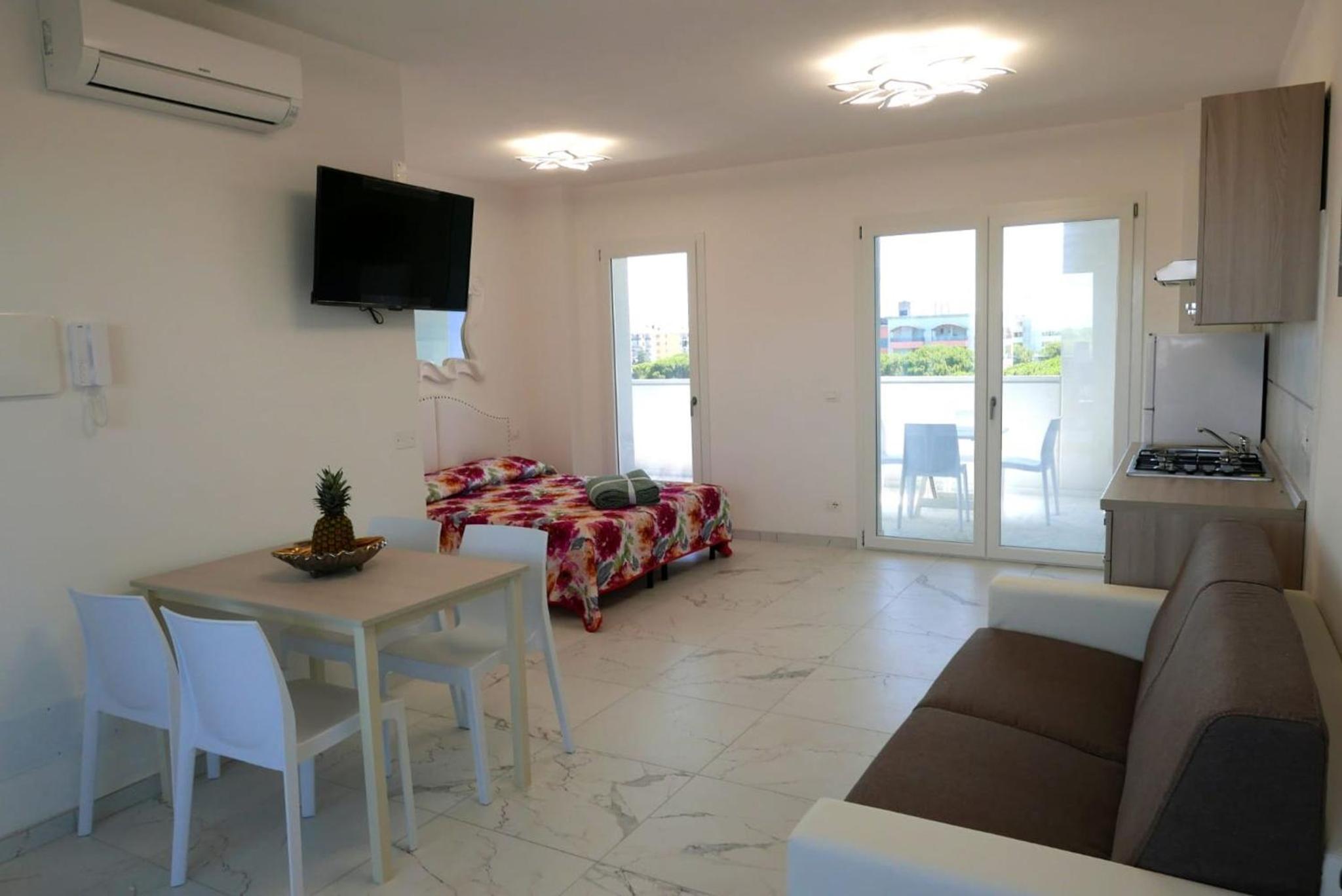 Bright studio close to the sea