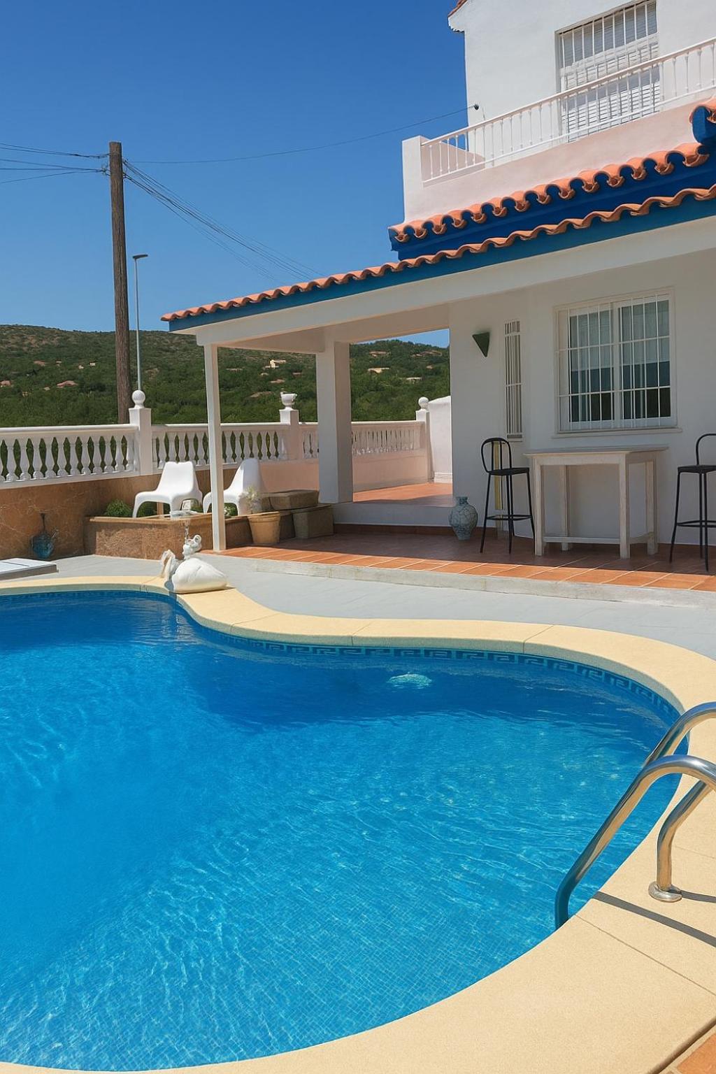 MALAGA,VILLA FAMARA,10 personas,CERCA DE LA PLAYA CON PISCINA,7 CAMAS,CAFE DE CORTESIA GRATIS