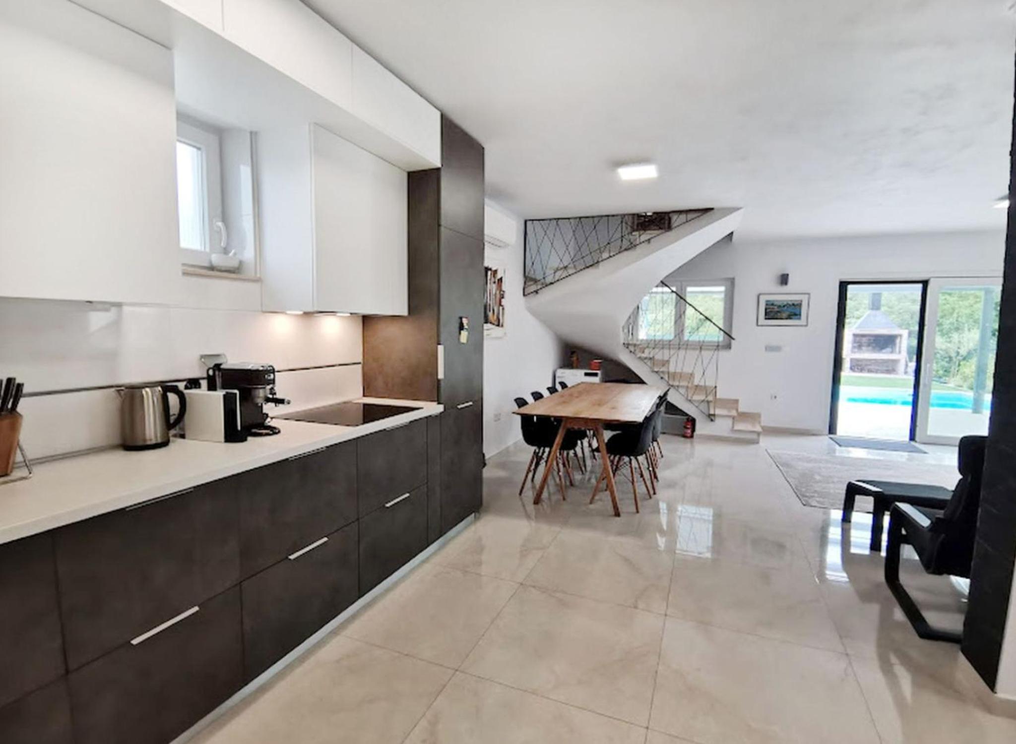 Two-storey house with pool