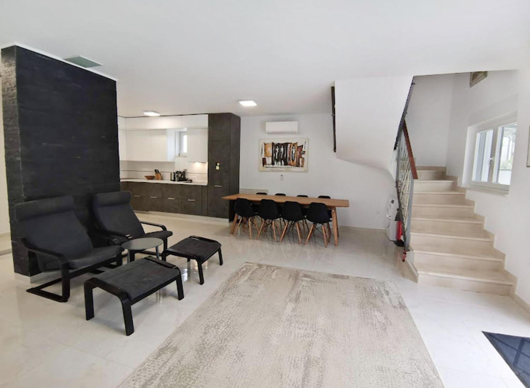 Two-storey house with pool