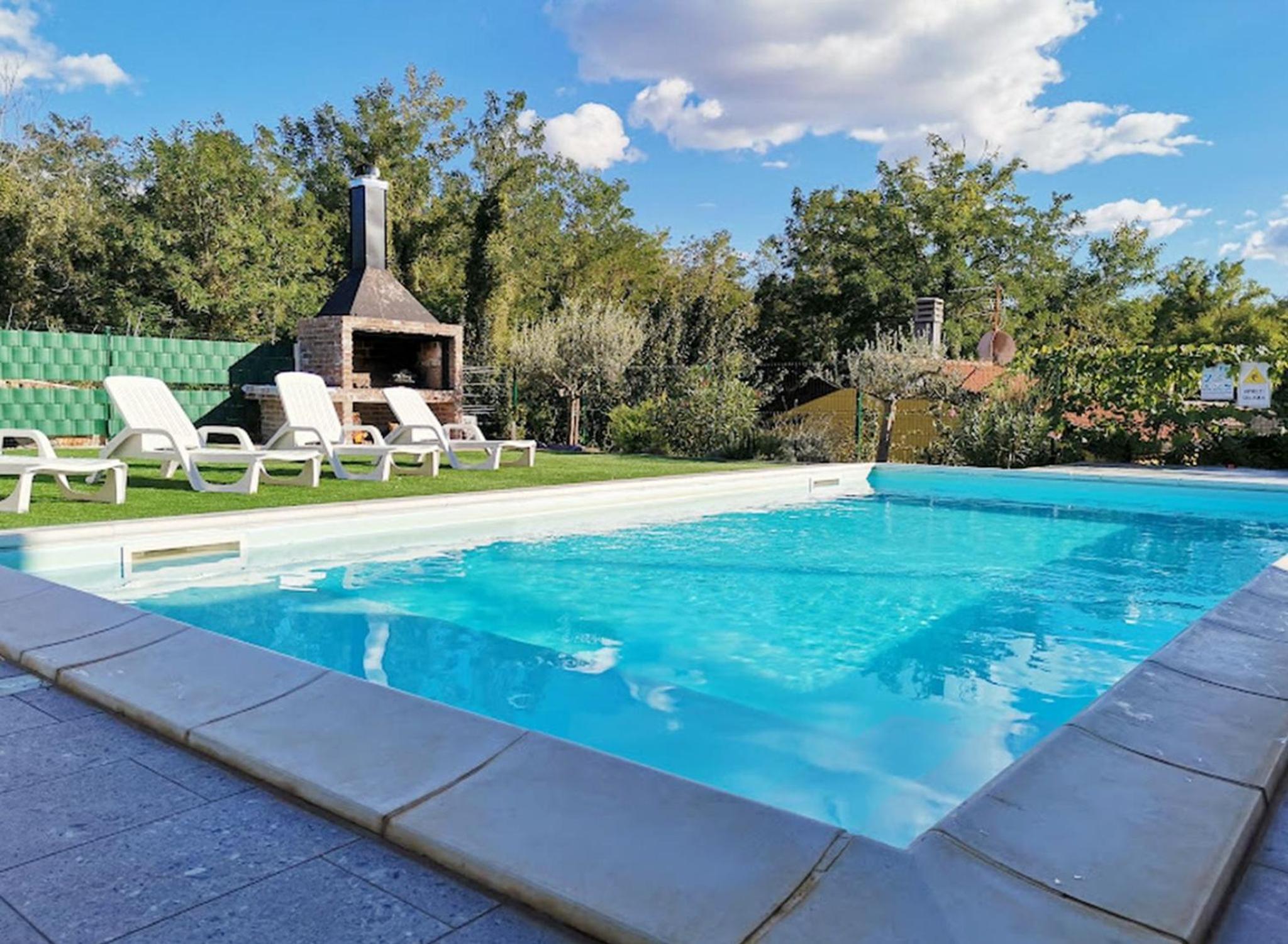 Two-storey house with pool