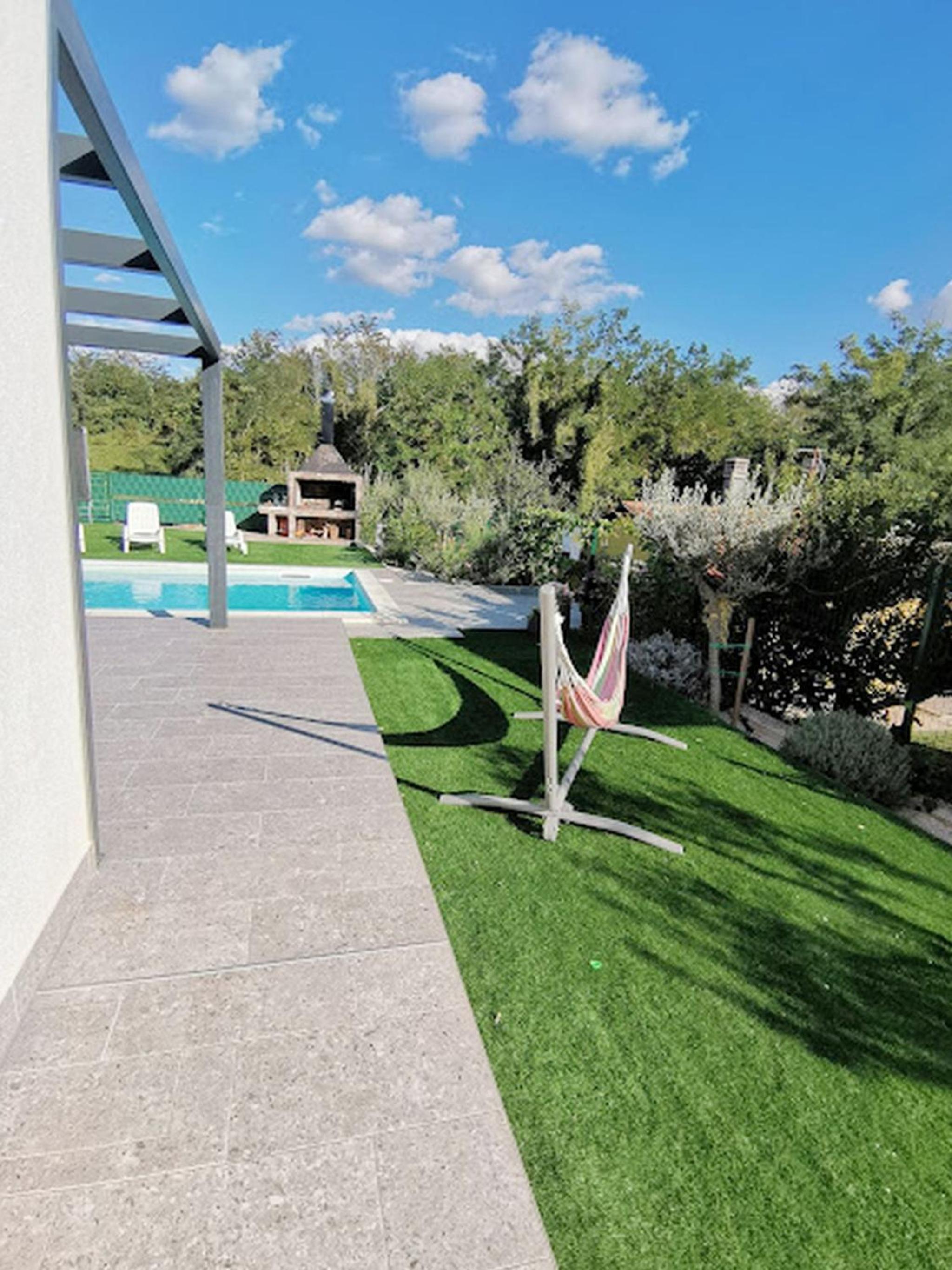Two-storey house with pool