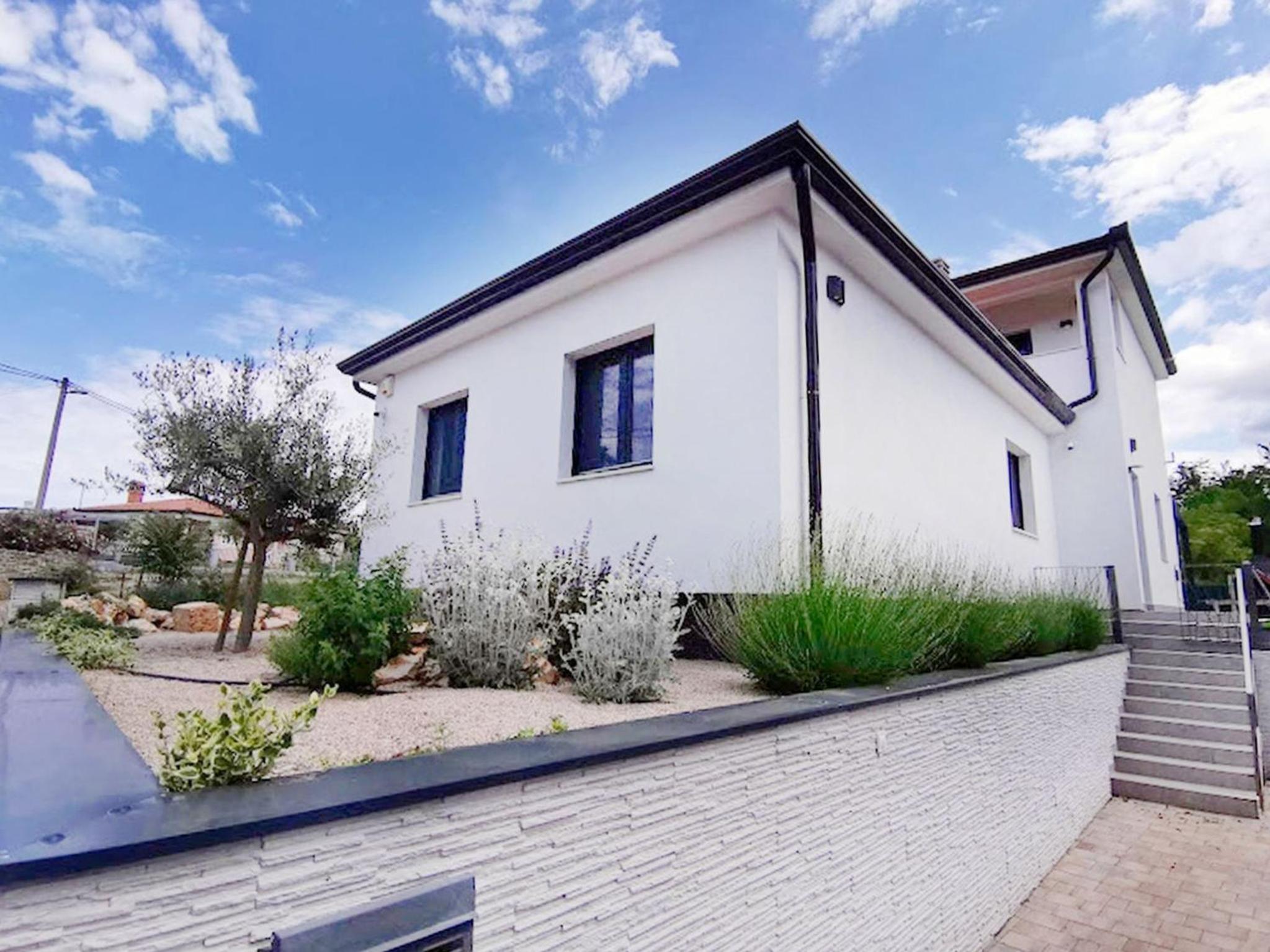 Two-storey house with pool