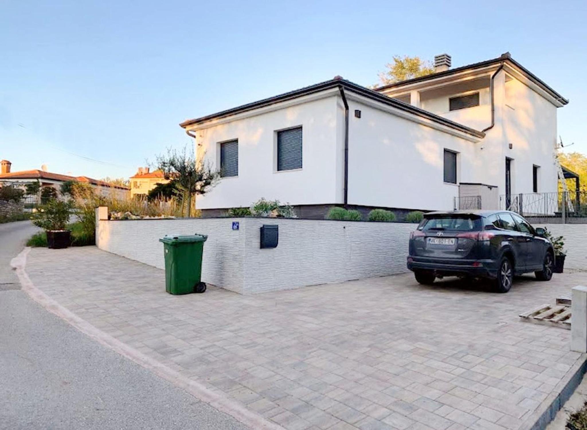Two-storey house with pool