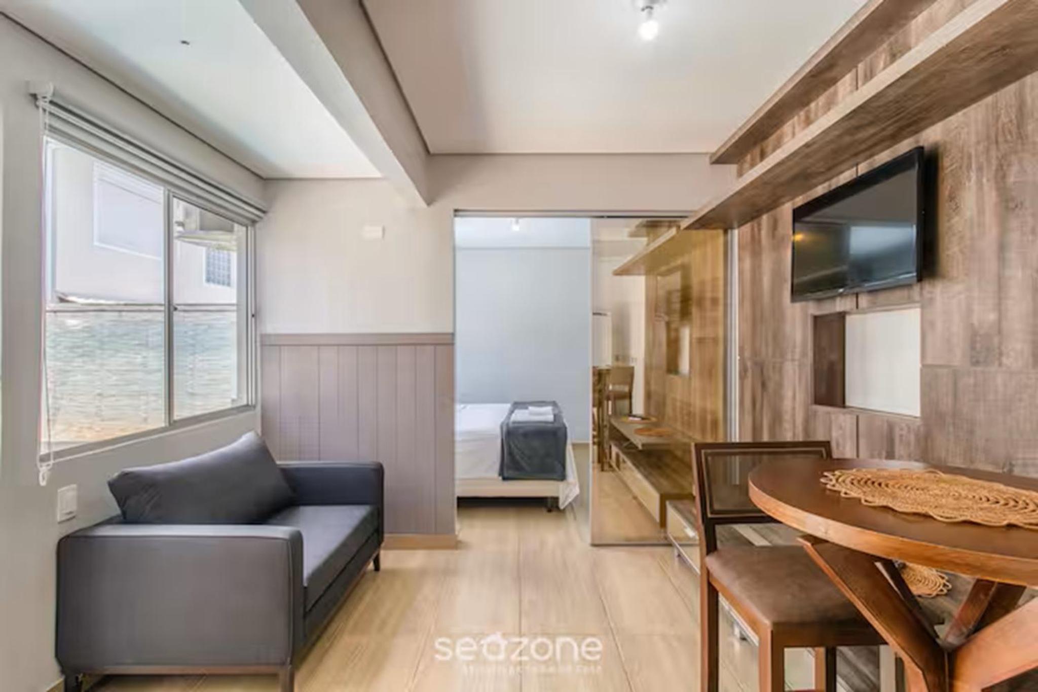 Modern Studio in Condominium with Pool in Floripa - ASK