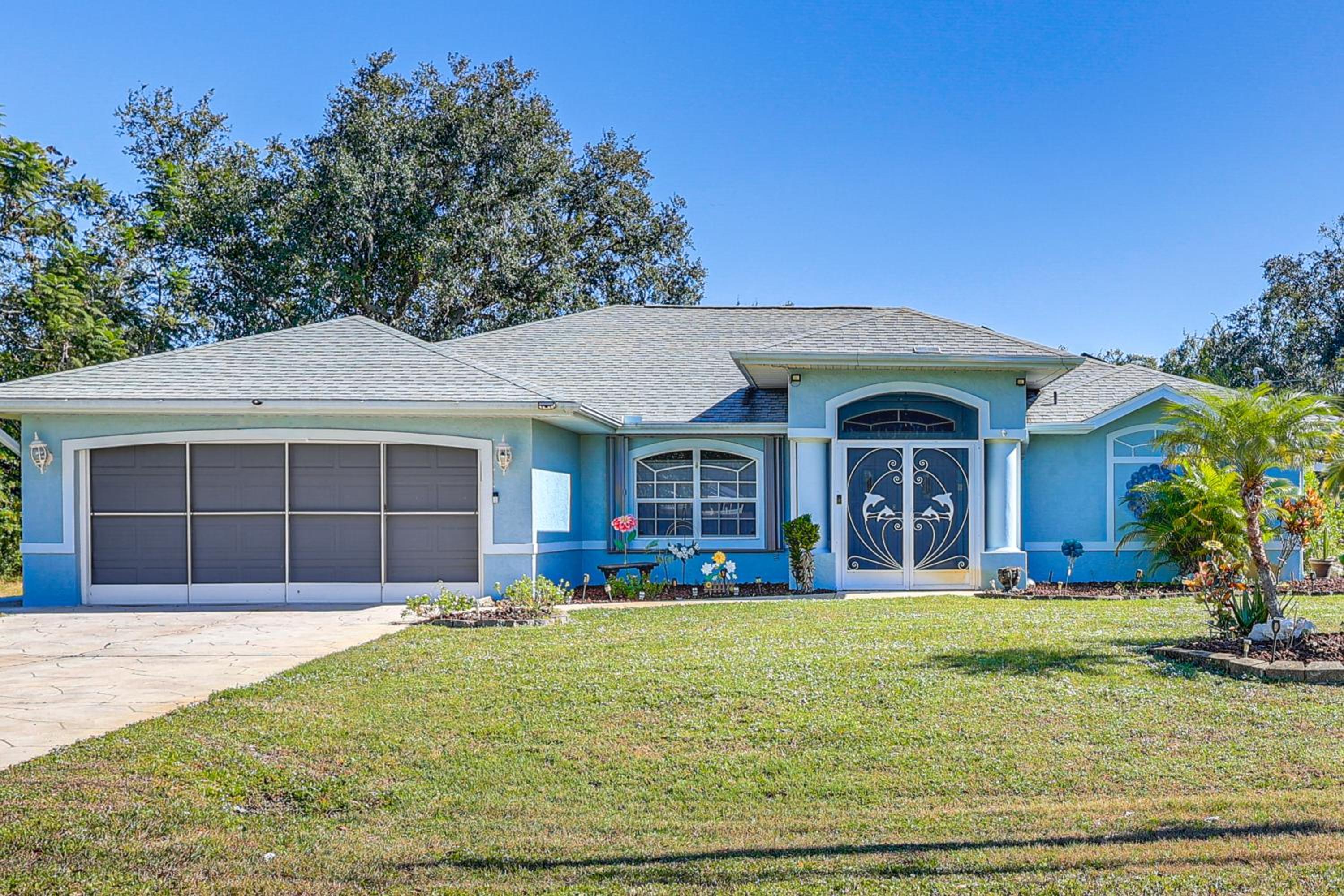 Canal-Front Home with Fishing Dock in Port Charlotte