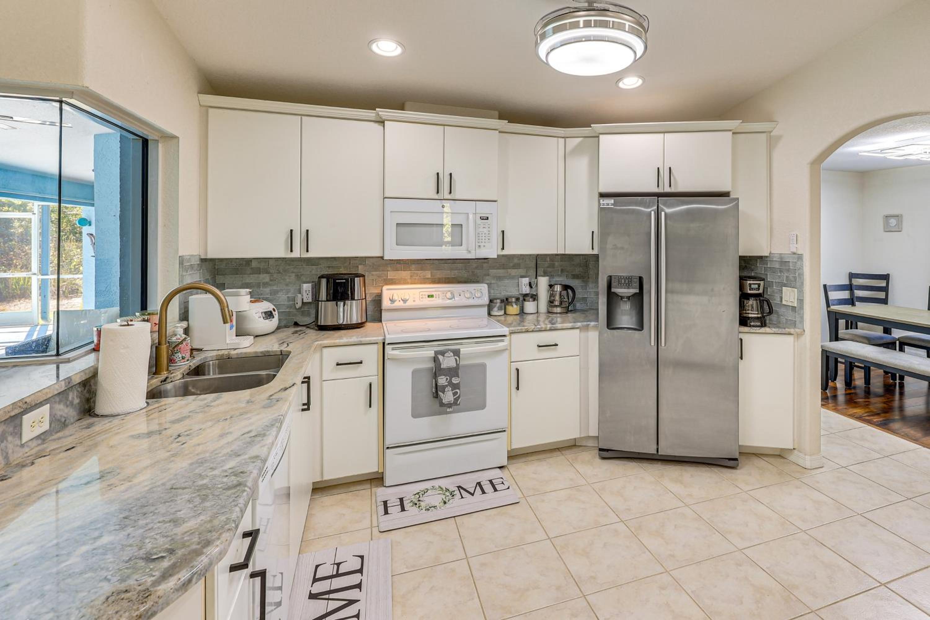 Canal-Front Home with Fishing Dock in Port Charlotte