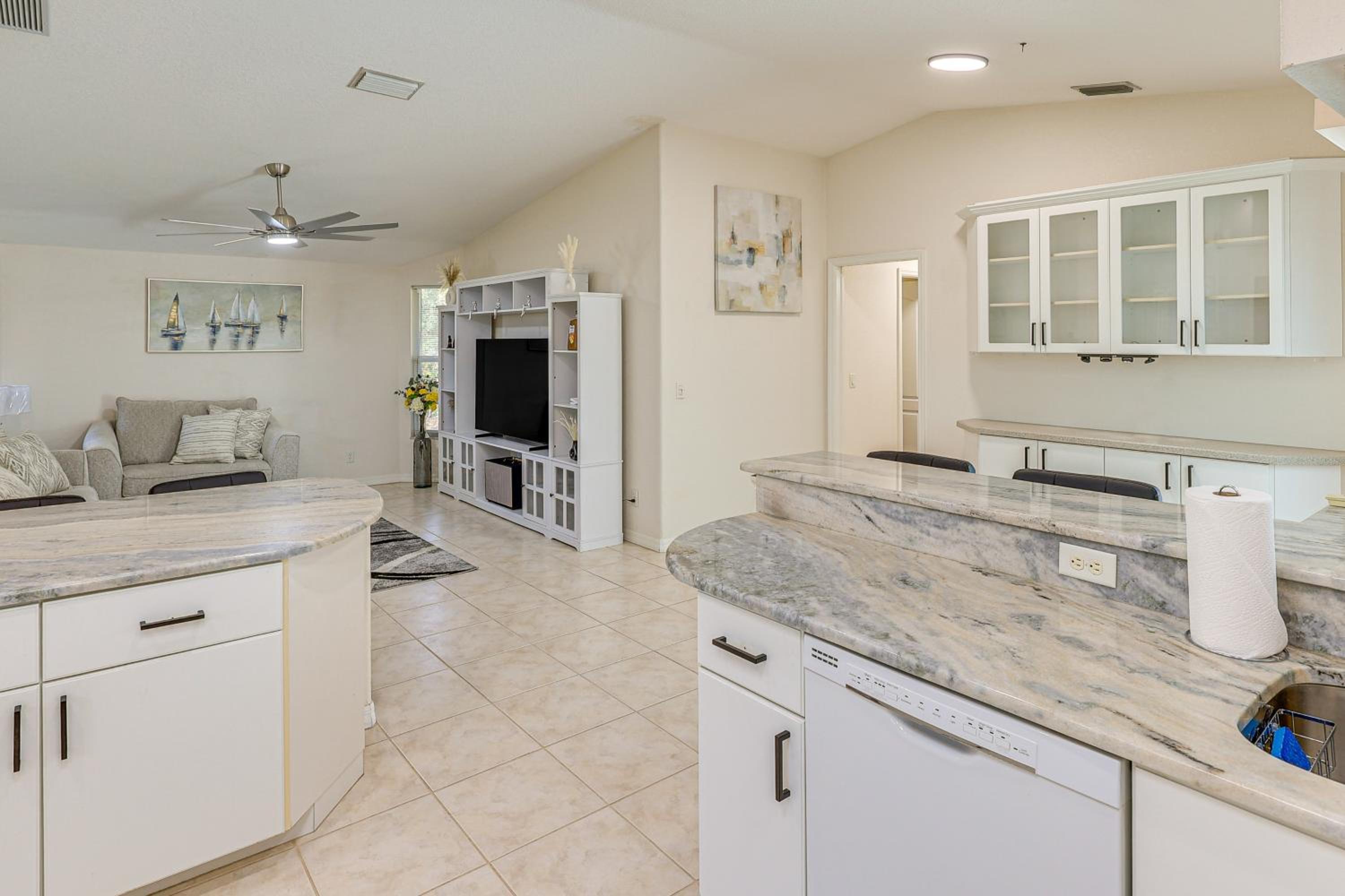 Canal-Front Home with Fishing Dock in Port Charlotte