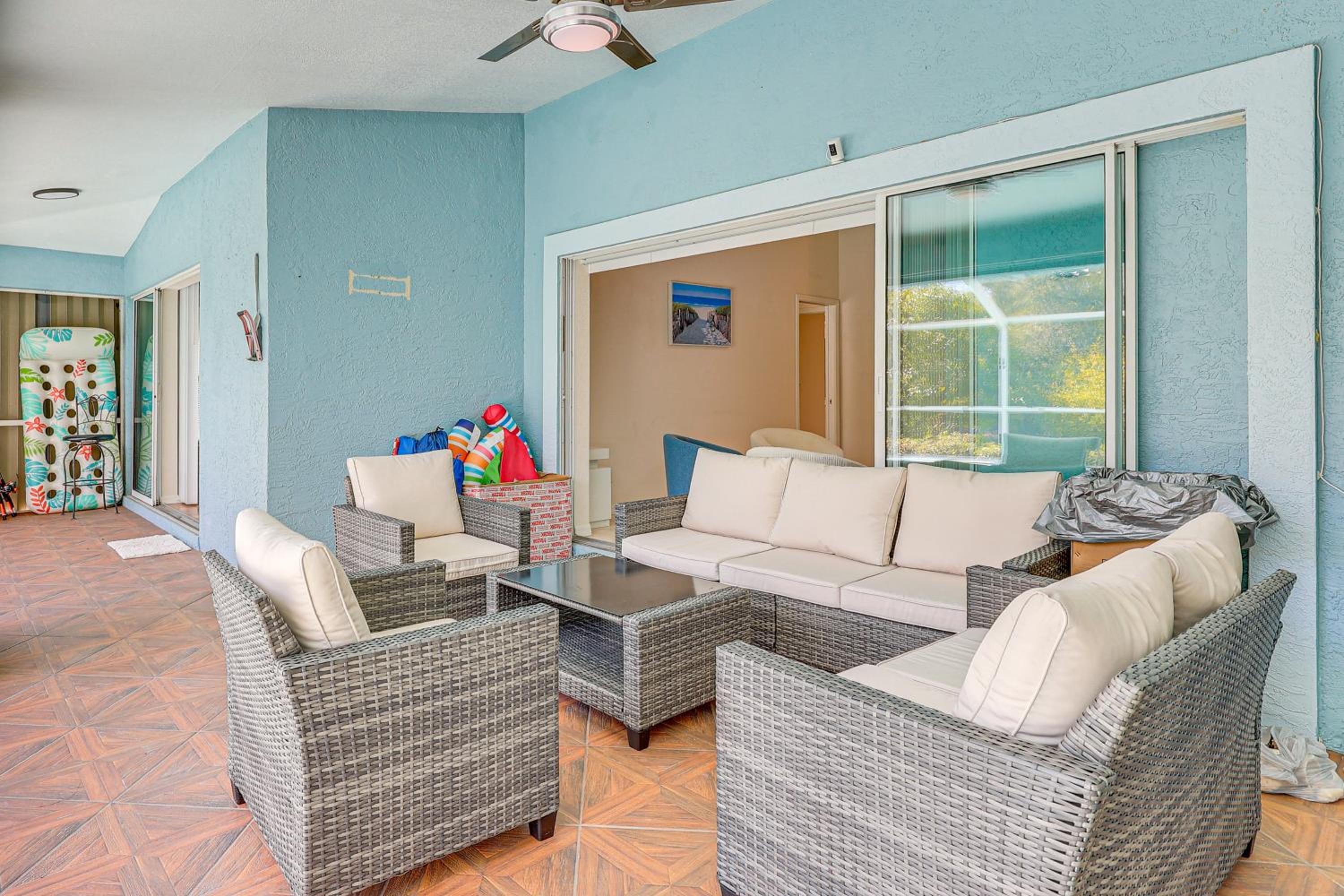 Canal-Front Home with Fishing Dock in Port Charlotte