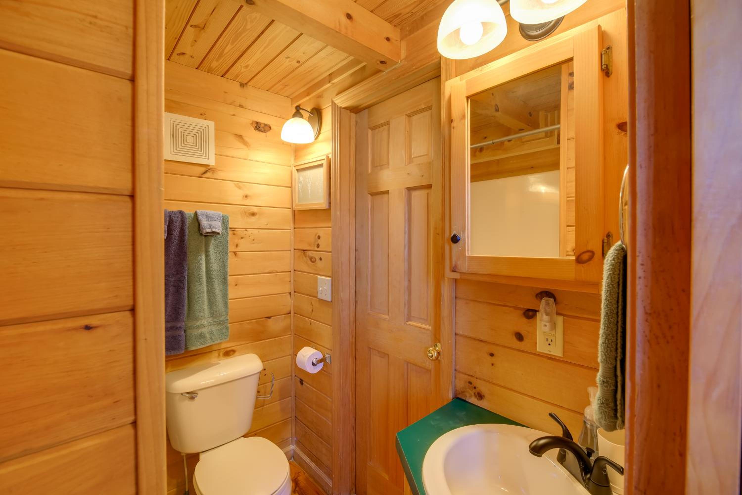 Steps to Virginia Creeper Trail Creekside Retreat