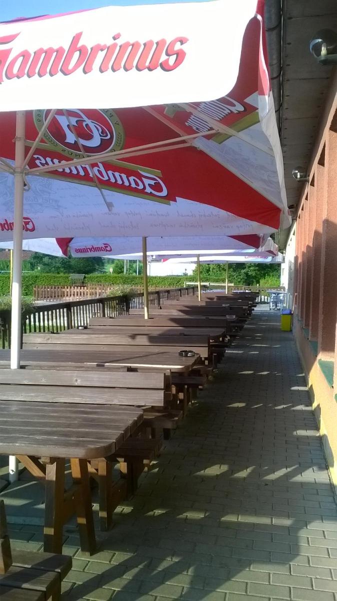 outdoor BBQ area