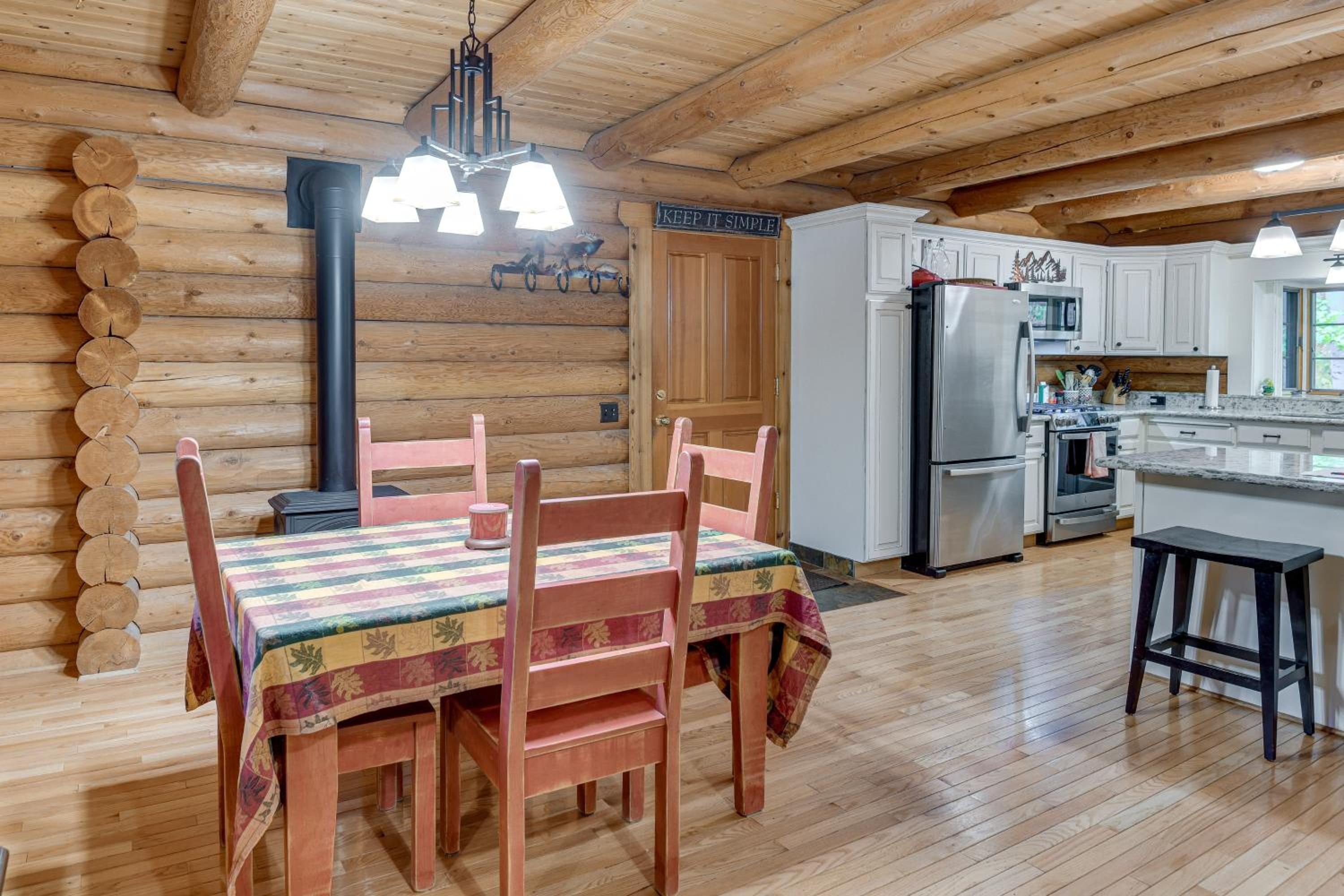 Along Big Wood River Hailey Family Cabin with Yard