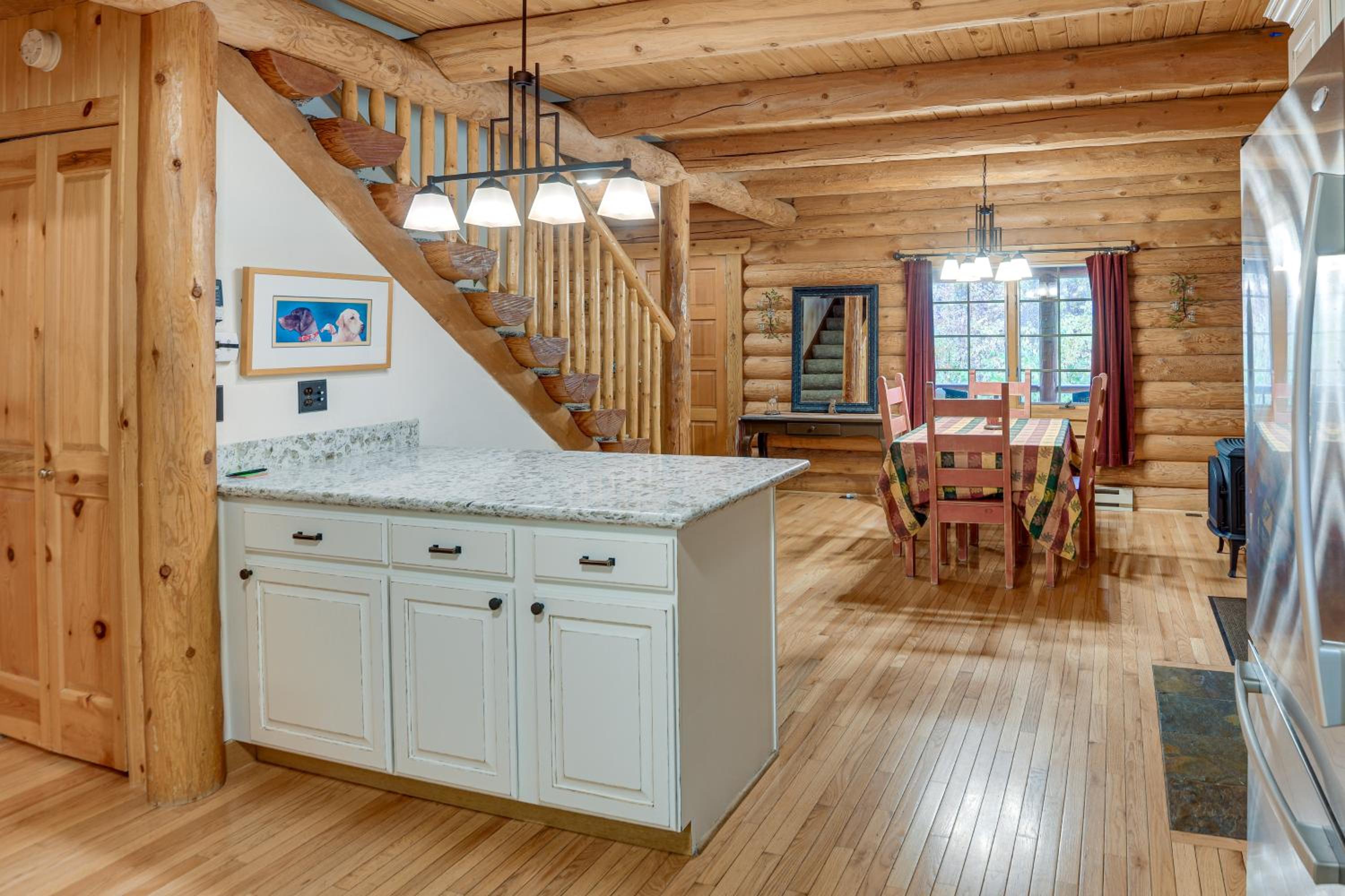 Along Big Wood River Hailey Family Cabin with Yard