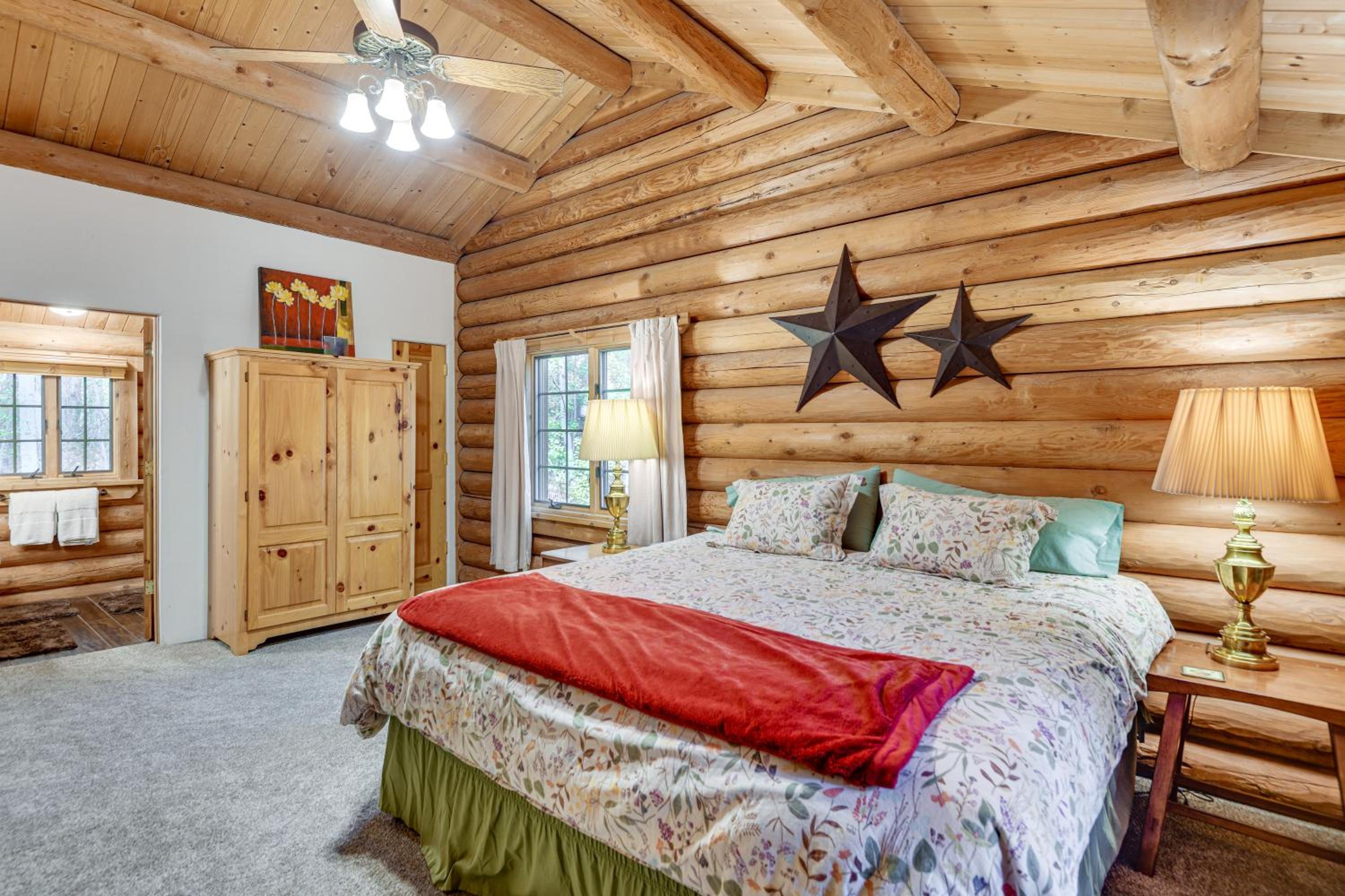 Along Big Wood River Hailey Family Cabin with Yard