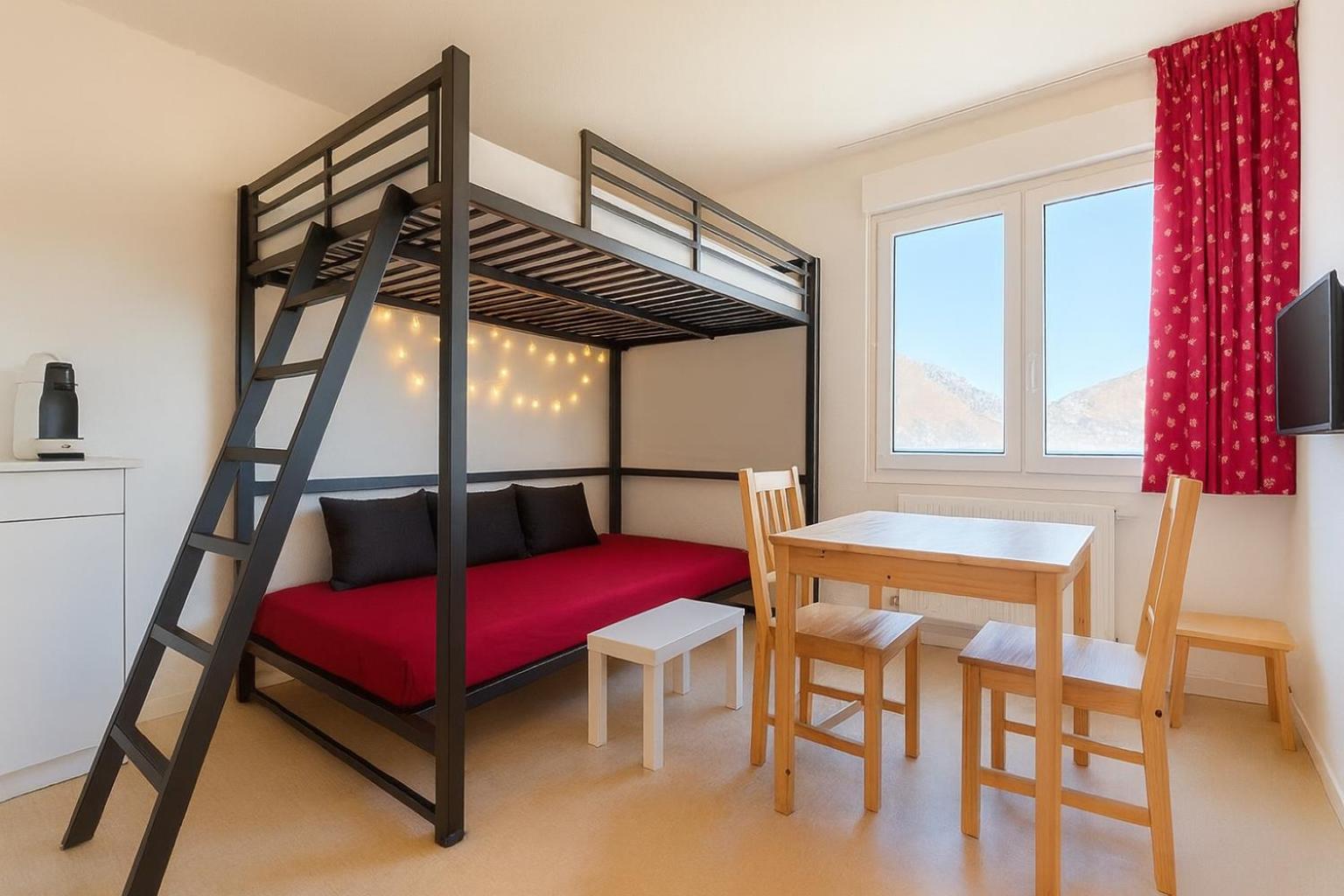 Exceptionnel Studio Le petit dortoir wifi parking gratuit vue incroyable sur le pic au pied des pistes de superdevoluy