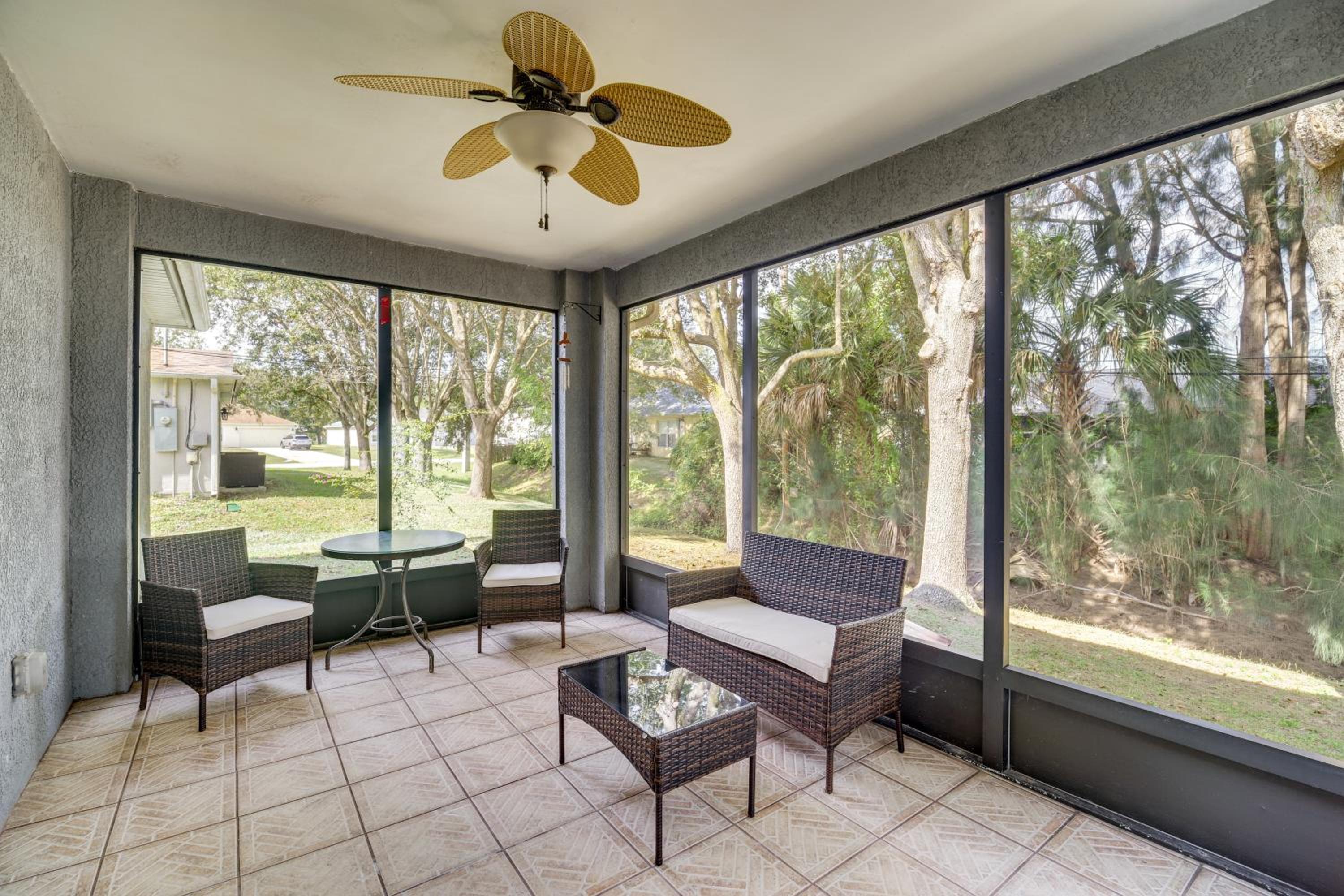 Spacious Home with Yard 8 Mi to Wabasso Beach