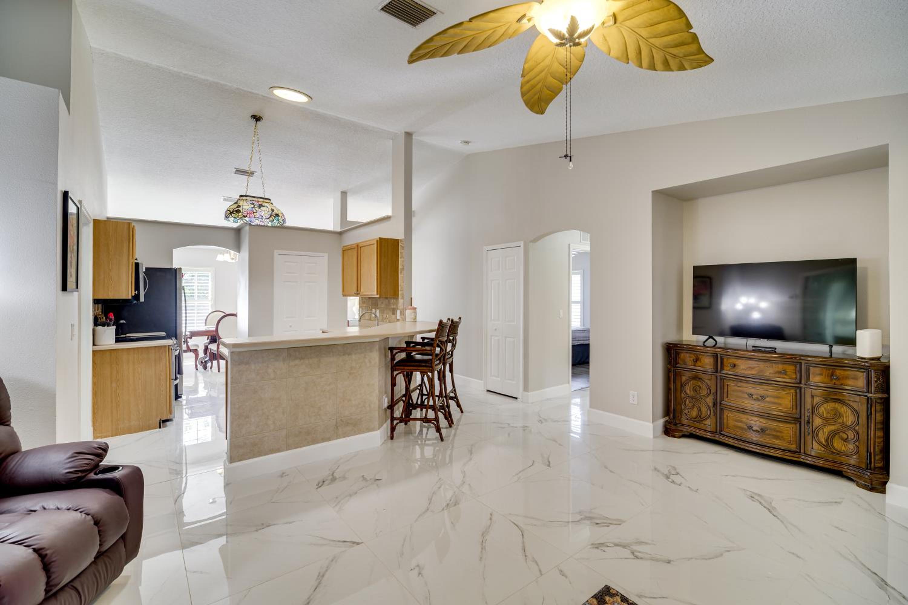 Spacious Home with Yard 8 Mi to Wabasso Beach