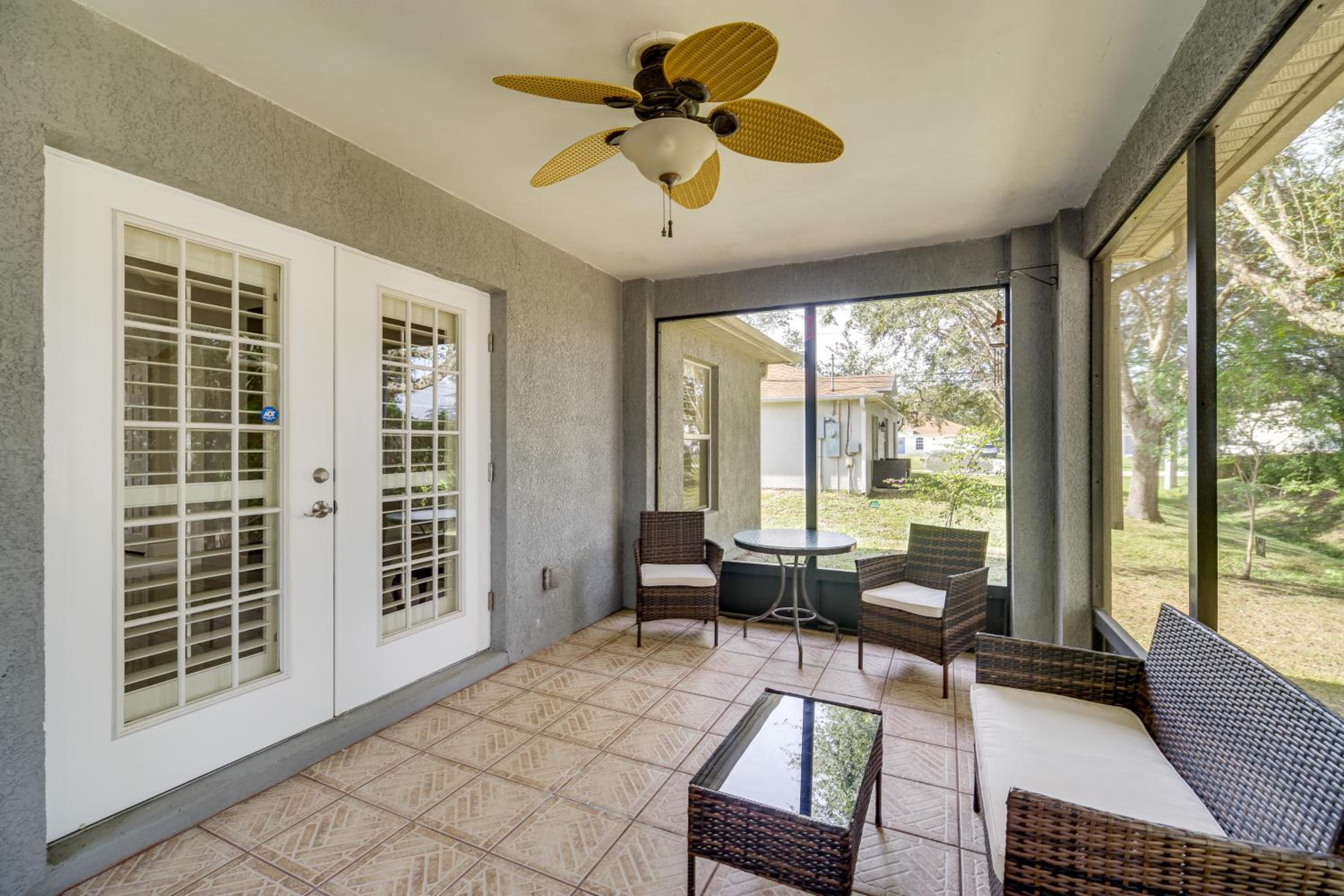 Spacious Home with Yard 8 Mi to Wabasso Beach