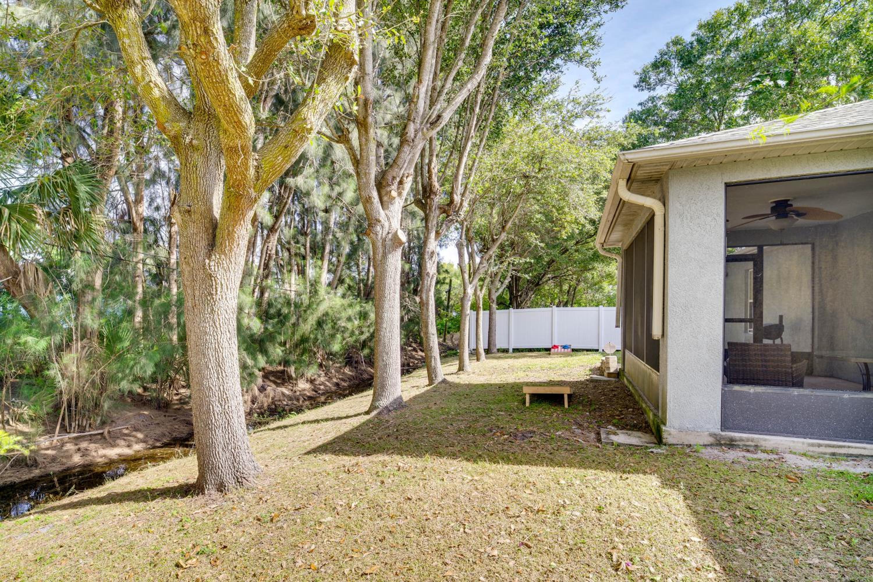 Spacious Home with Yard 8 Mi to Wabasso Beach
