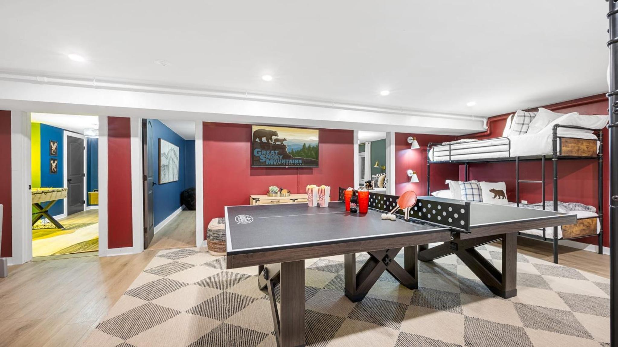 Lodge-Style Home Near Gatlinburg w Theater Hot Tub Game Room Evergreen Escape by AvantStay
