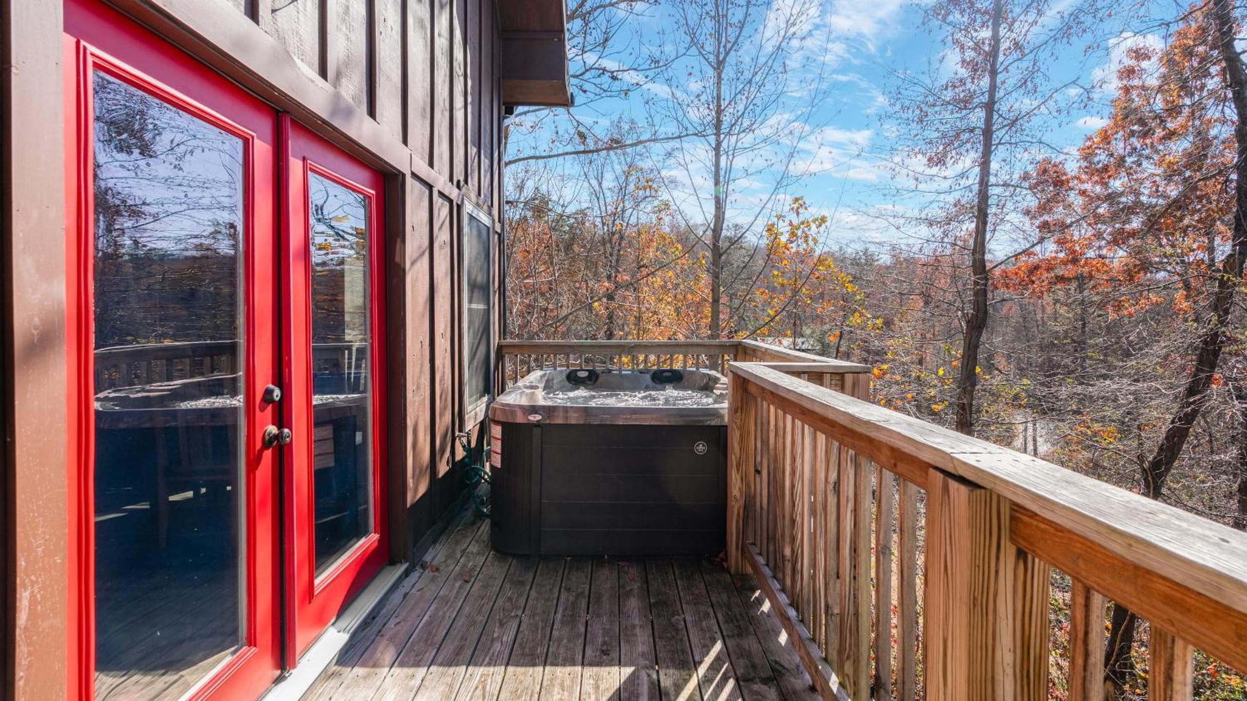 Hot Tub Game Loft Open Living Minutes to Downtown Gatlinburg Whisper Cabin by AvantStay