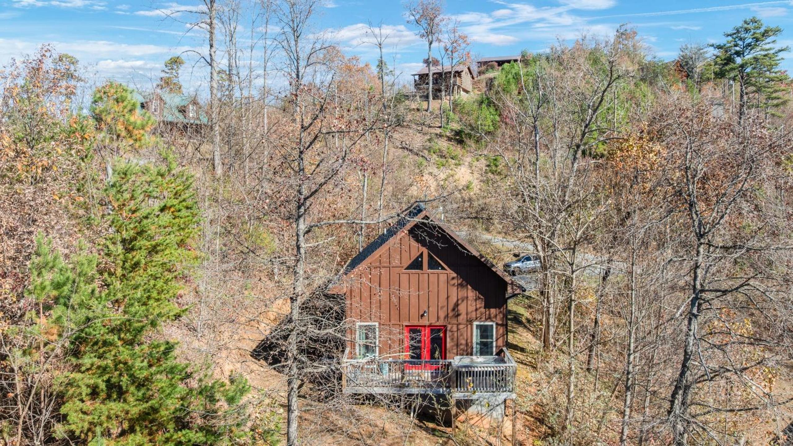 Hot Tub Game Loft Open Living Minutes to Downtown Gatlinburg Whisper Cabin by AvantStay