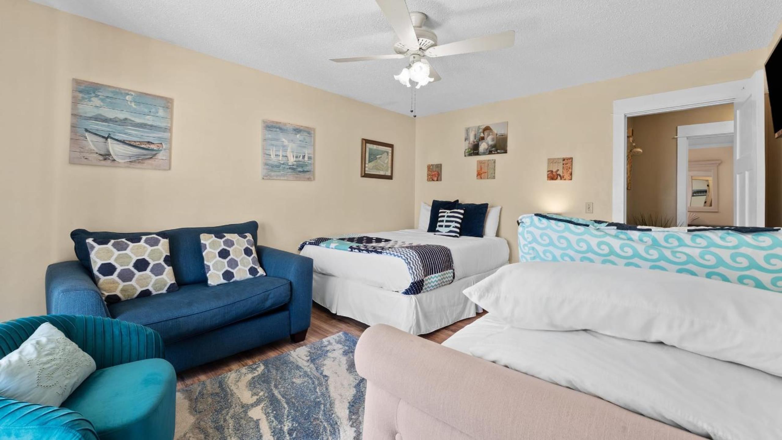 Golf Cart Included Bright Coastal Home Near Panama City Beach Local Dining Sunshine Chateau by AvantStay
