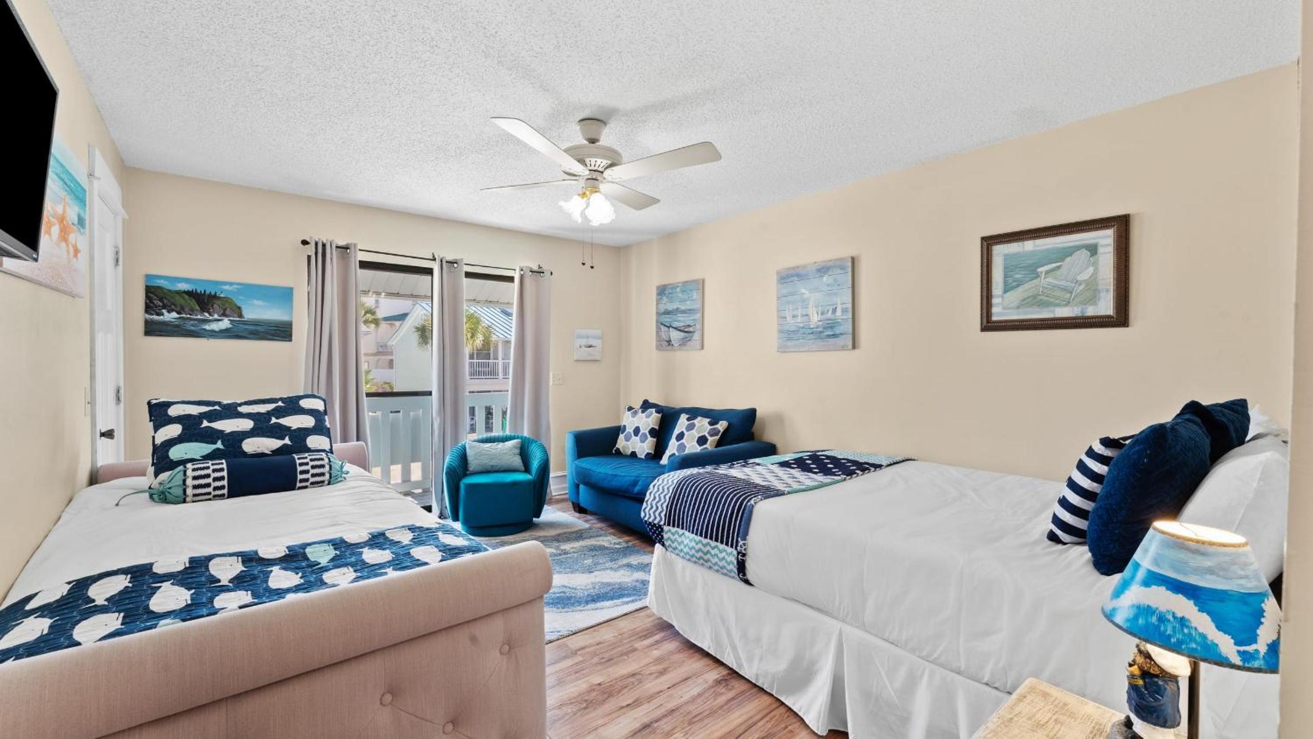 Golf Cart Included Bright Coastal Home Near Panama City Beach Local Dining Sunshine Chateau by AvantStay