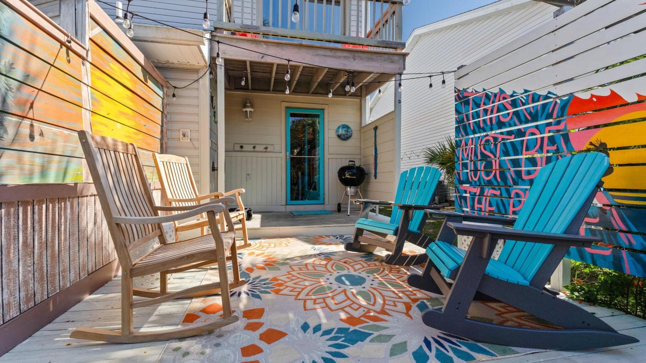 Golf Cart Included Bright Coastal Home Near Panama City Beach Local Dining Sunshine Chateau by AvantStay