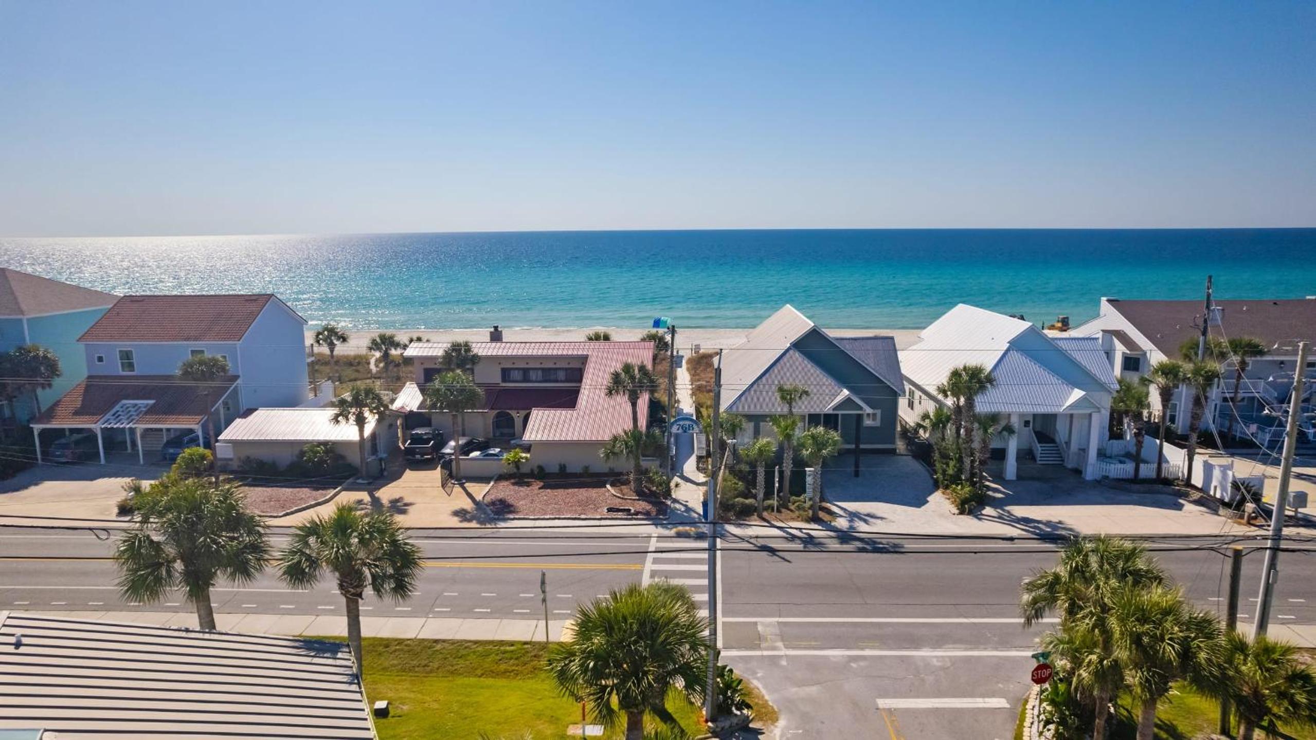 Golf Cart Included Bright Coastal Home Near Panama City Beach Local Dining Sunshine Chateau by AvantStay