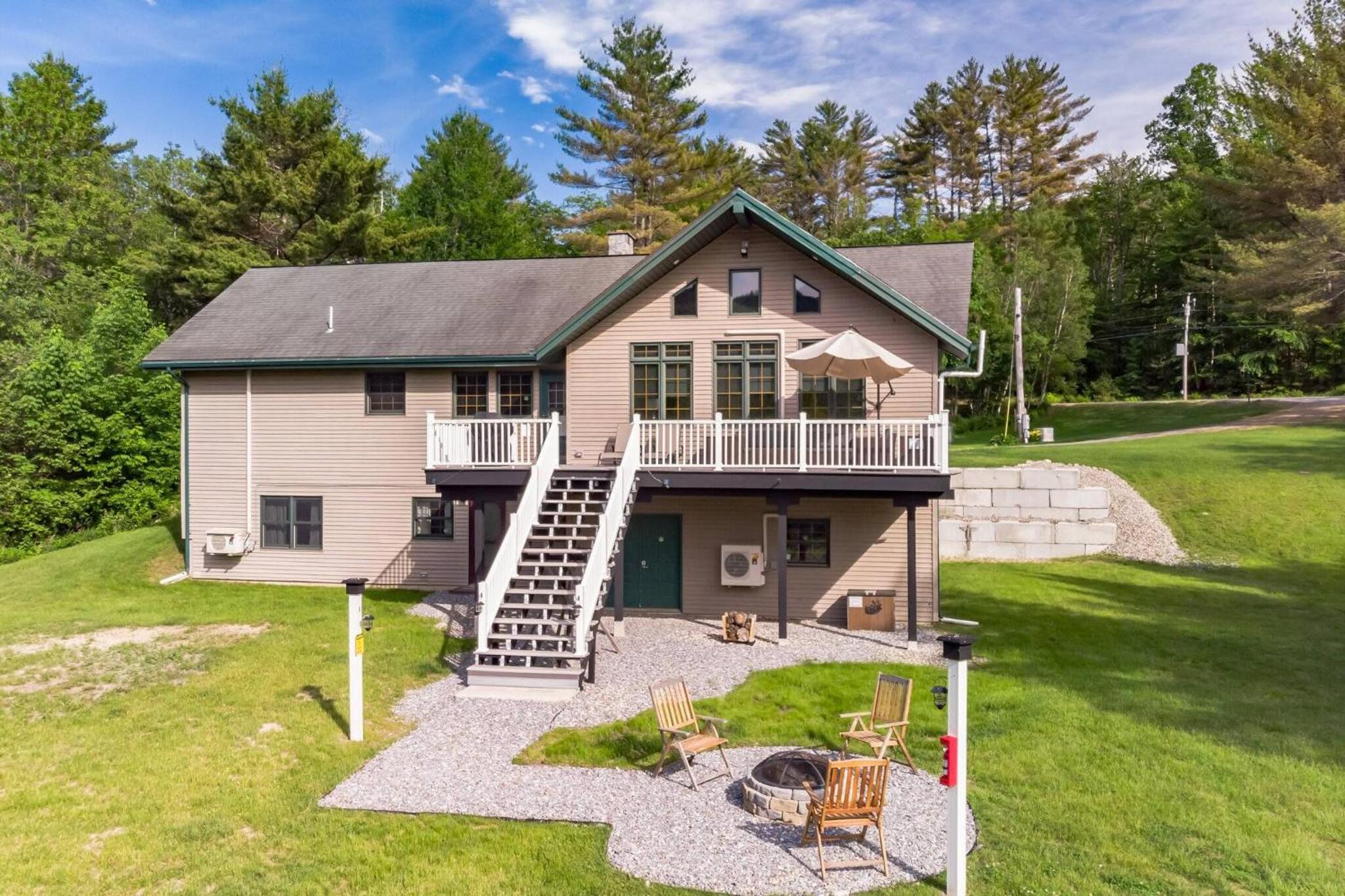 Mountain Retreat with River Views Near Sunday River and Year-Round Adventure