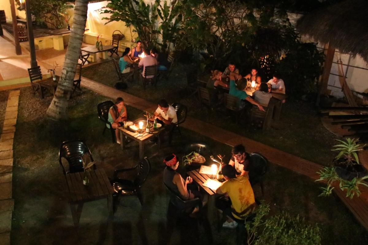 outdoor BBQ area