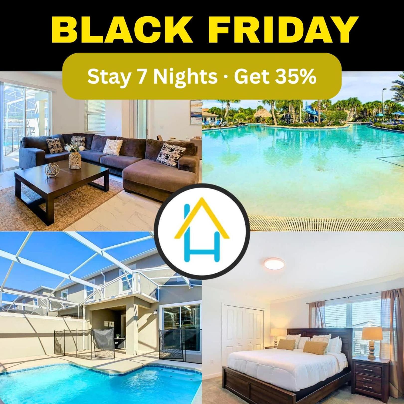 Family Oasis with Private Pool and access to 2 clubhouses - Free Waterpark