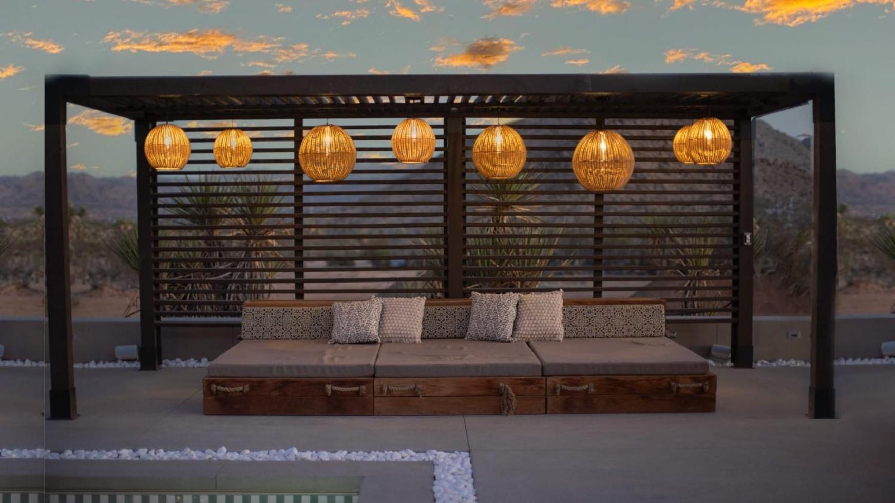 Iconic 6BR Desert Retreat w Pool Pickleball Fire Pit Joshua Tree Mansion by AvantStay