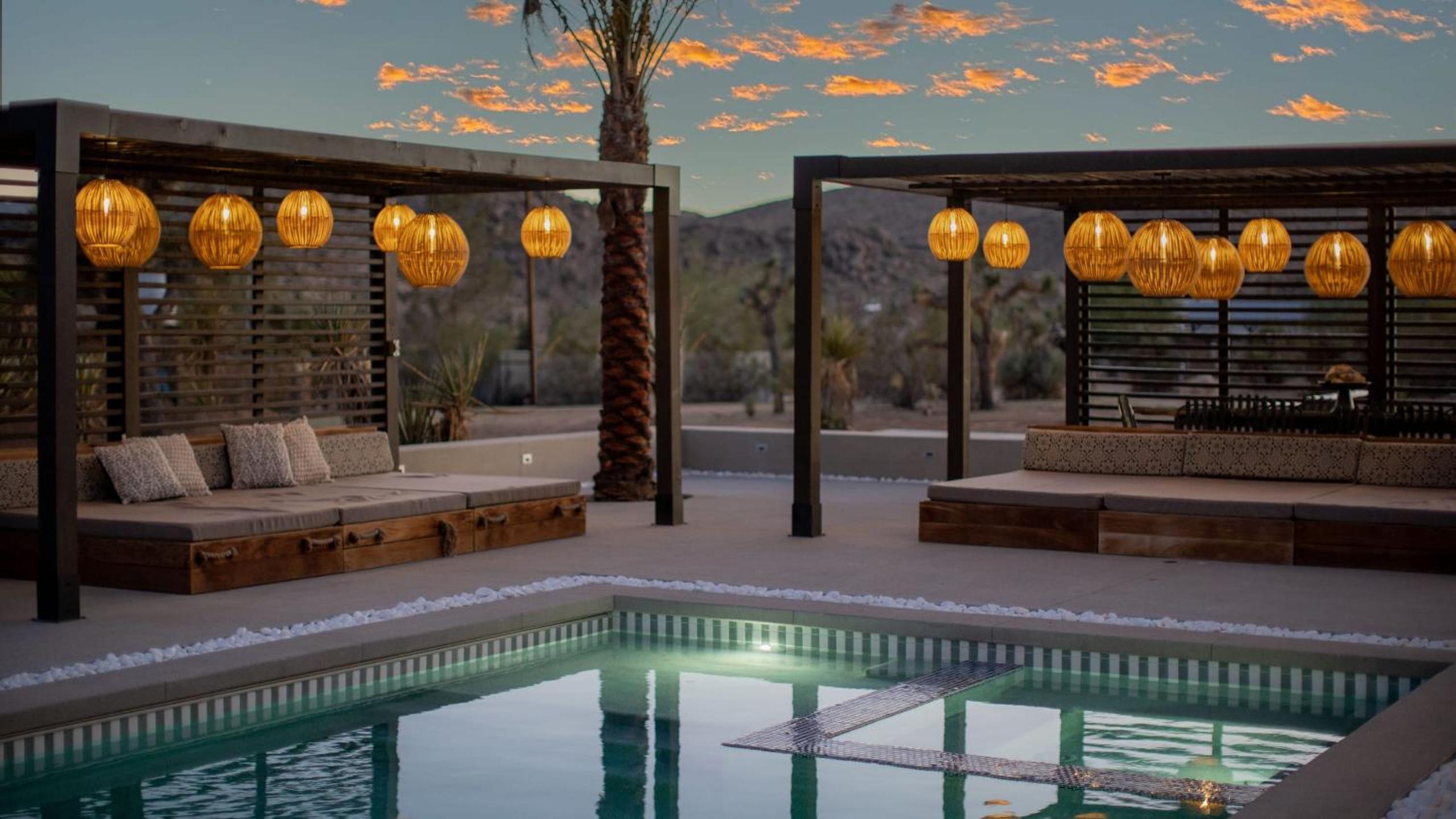 Iconic 6BR Desert Retreat w Pool Pickleball Fire Pit Joshua Tree Mansion by AvantStay