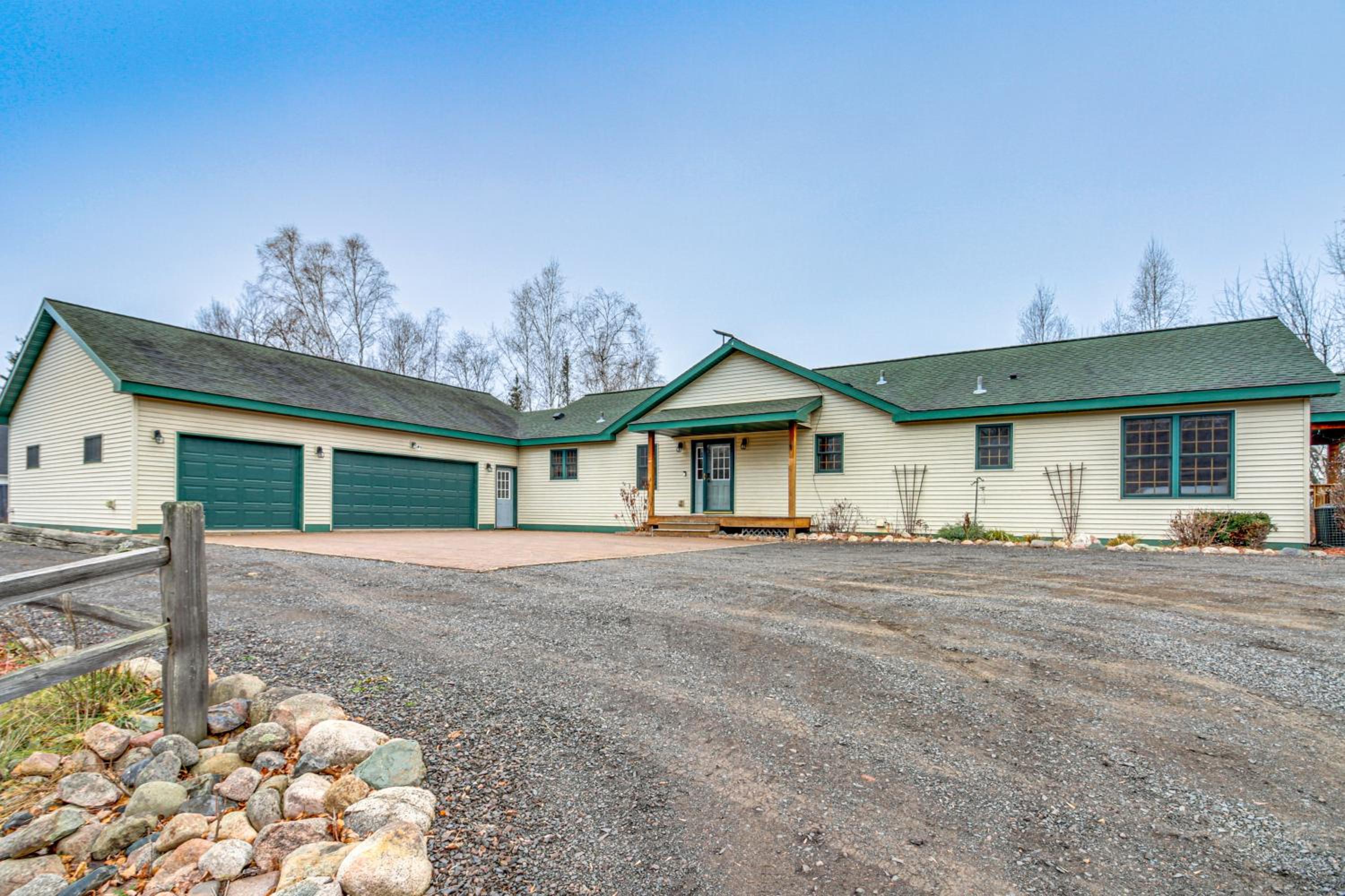 Private Lakefront Home with Game Room in Aurora!