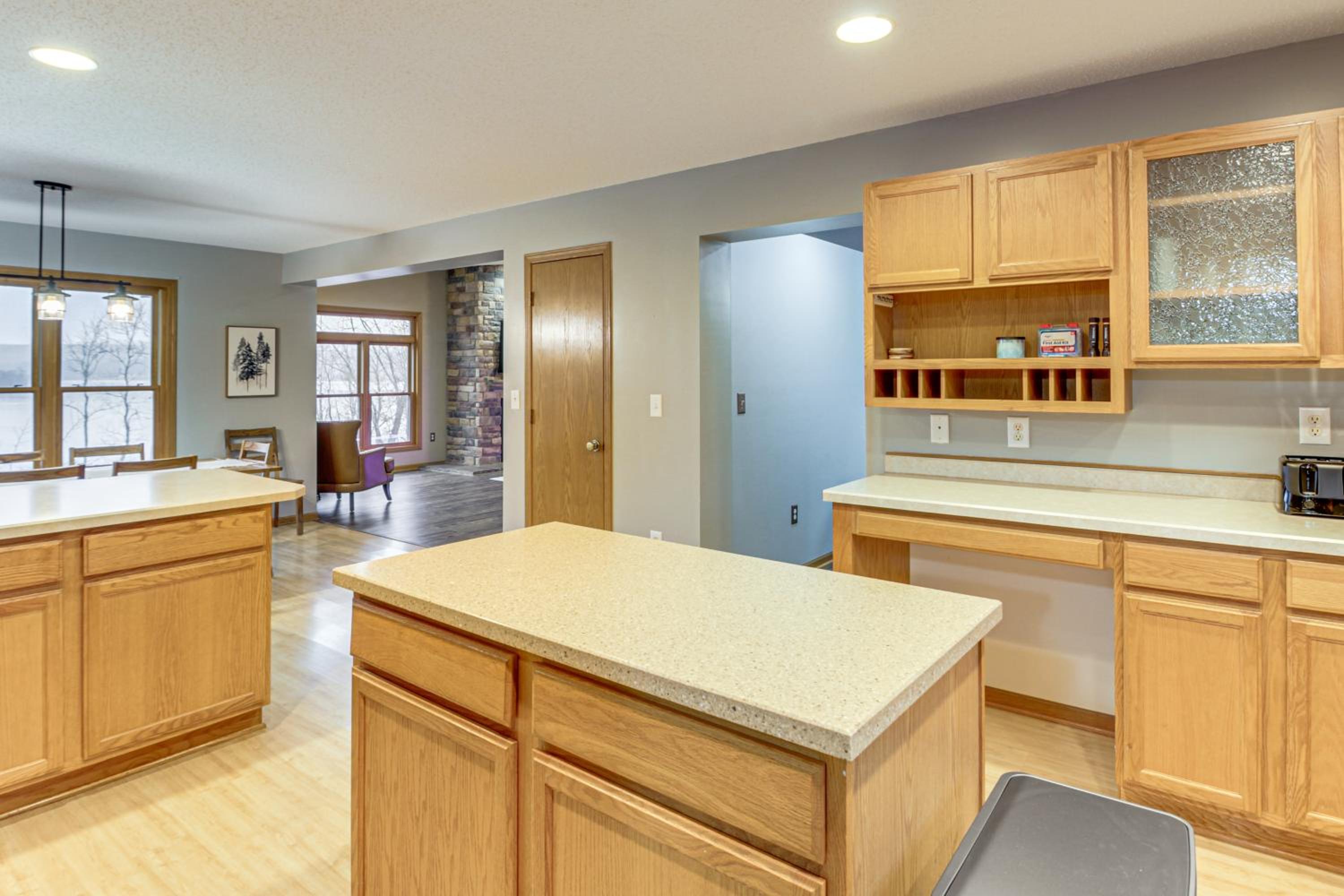 Private Lakefront Home with Game Room in Aurora!