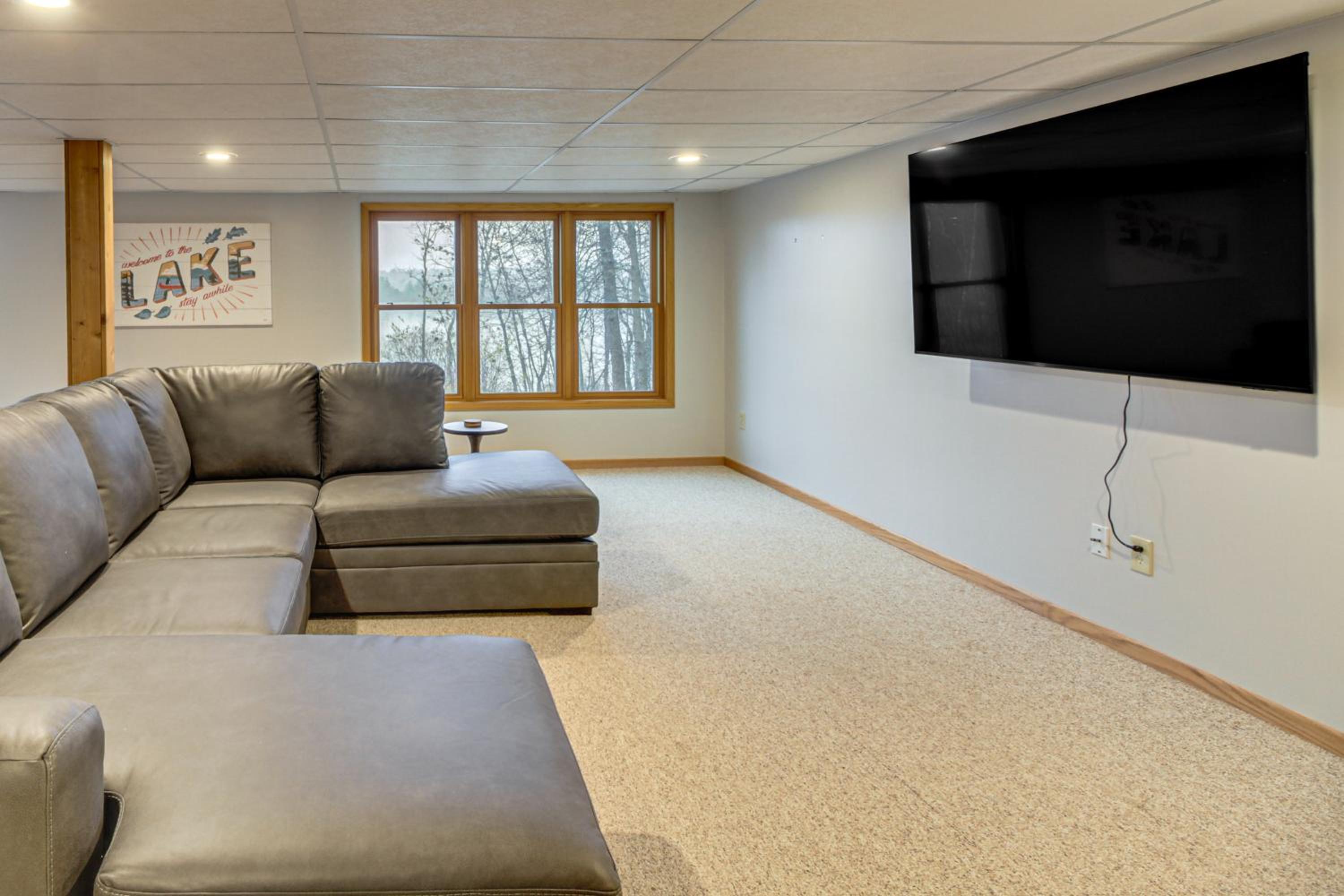 Private Lakefront Home with Game Room in Aurora!