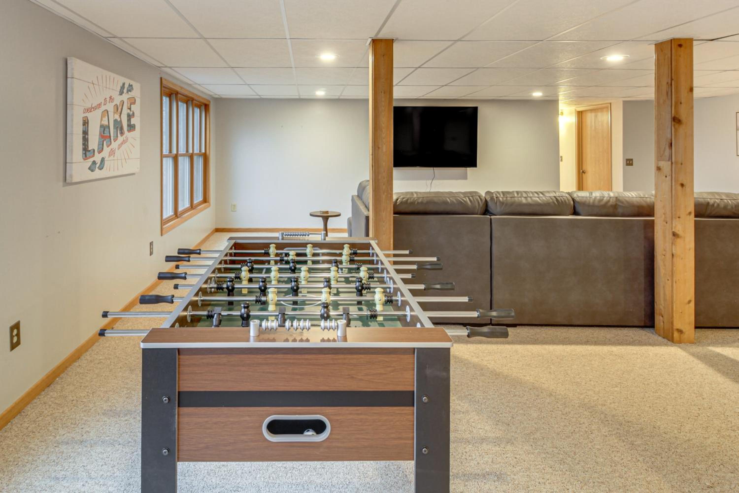 Private Lakefront Home with Game Room in Aurora!