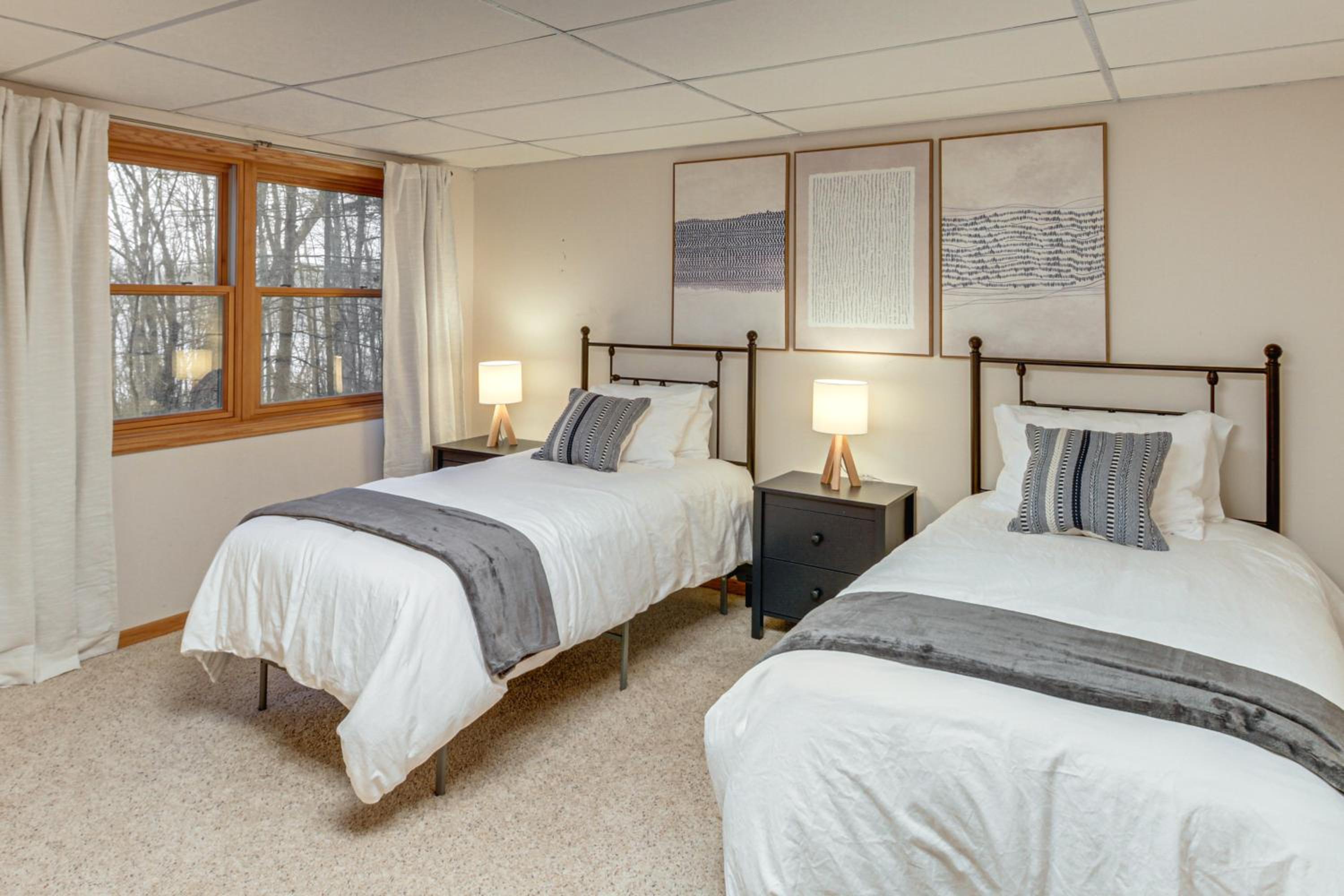 Private Lakefront Home with Game Room in Aurora!