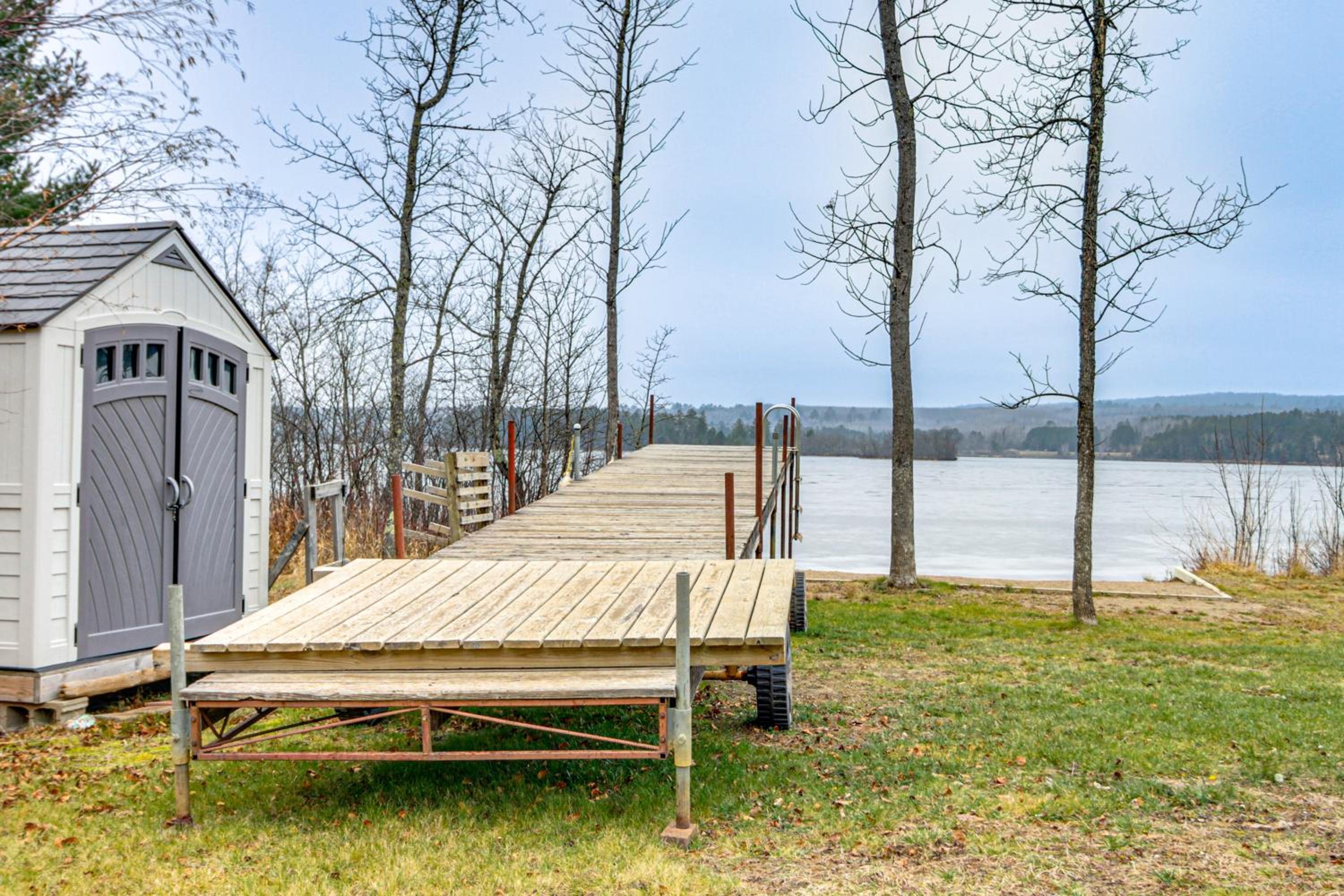 Private Lakefront Home with Game Room in Aurora!