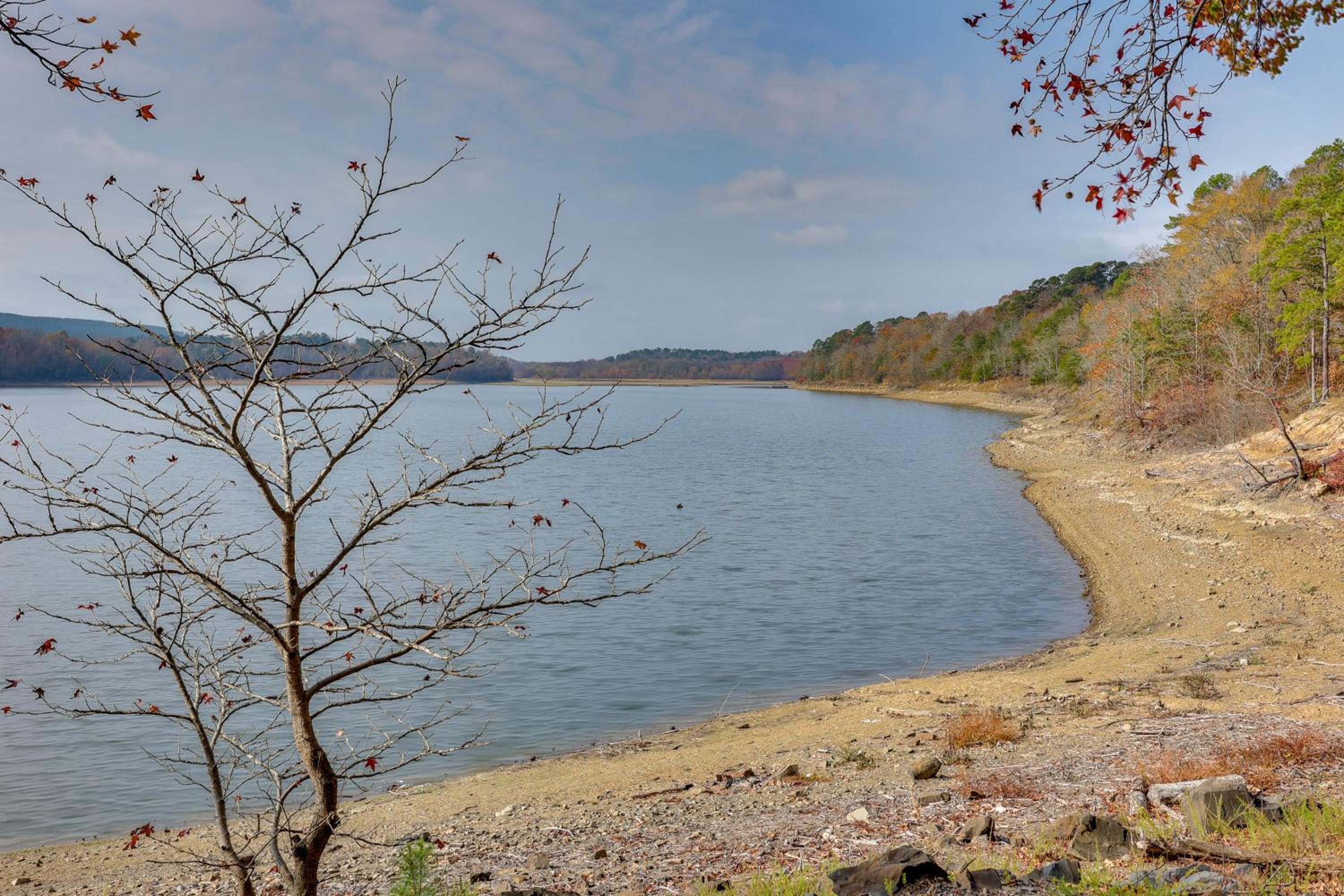 Bring Your Boat Family Home Steps to Lake Greeson