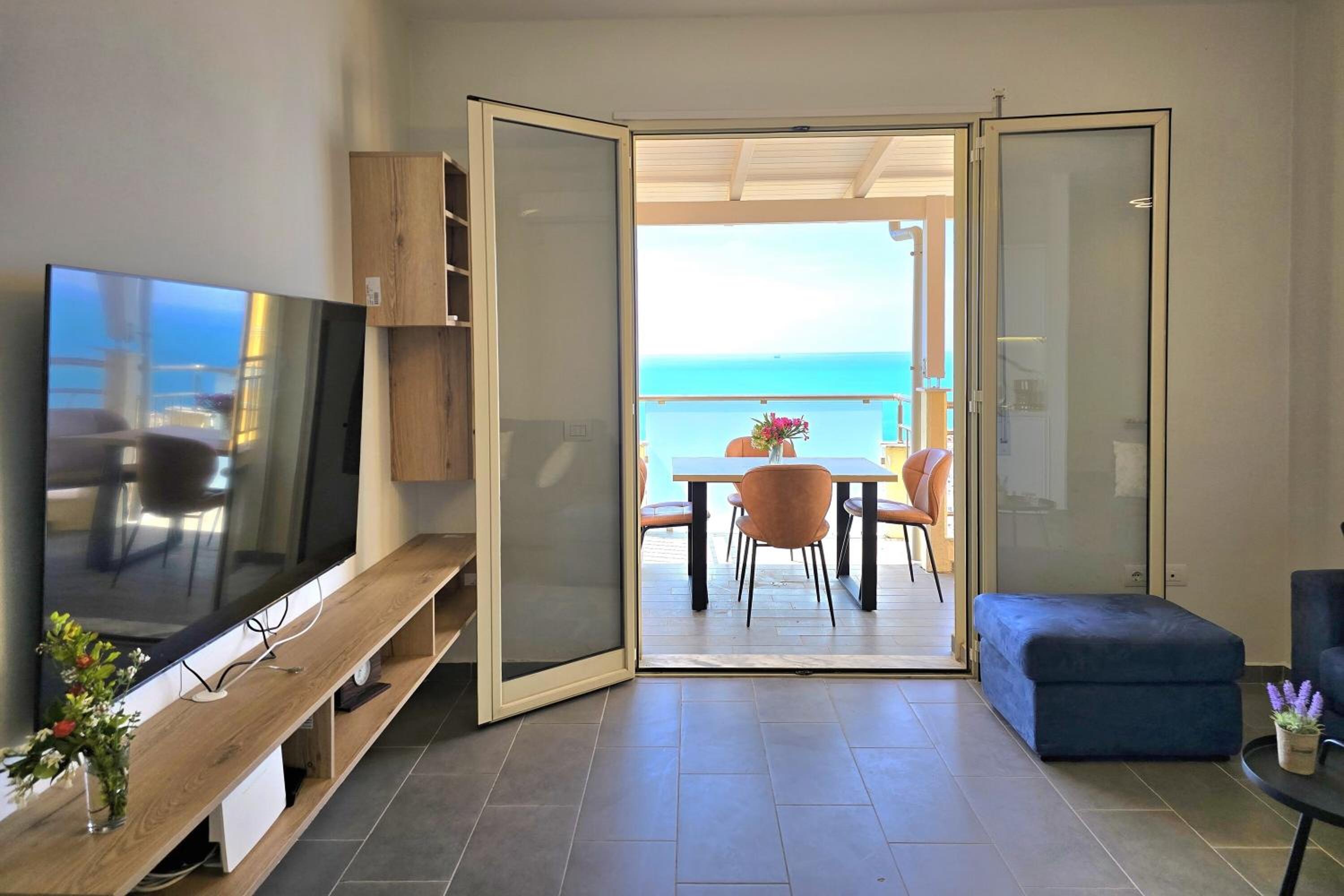 Hill Apartment with Sea View in Durres - Happy Rentals