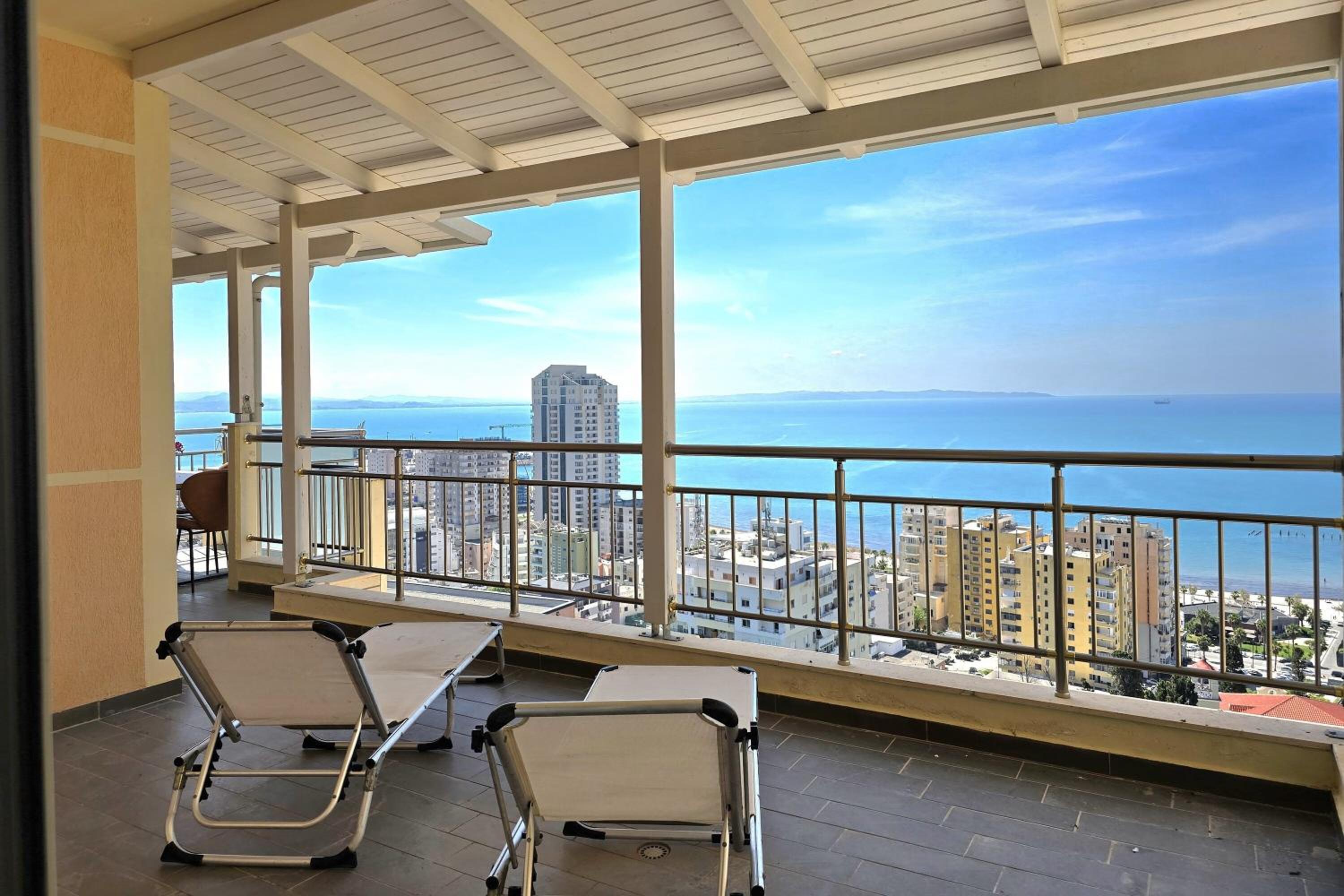 Hill Apartment with Sea View in Durres - Happy Rentals