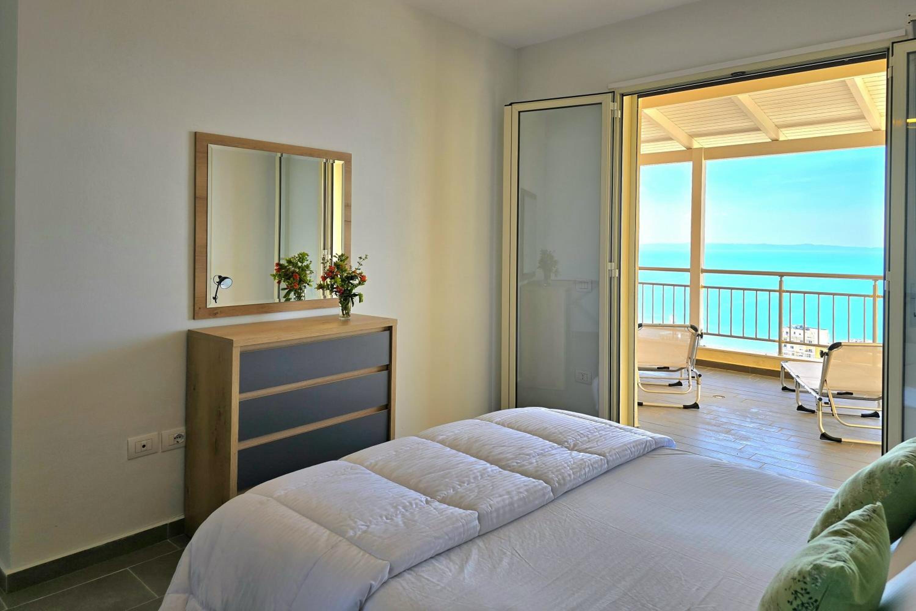 Hill Apartment with Sea View in Durres - Happy Rentals
