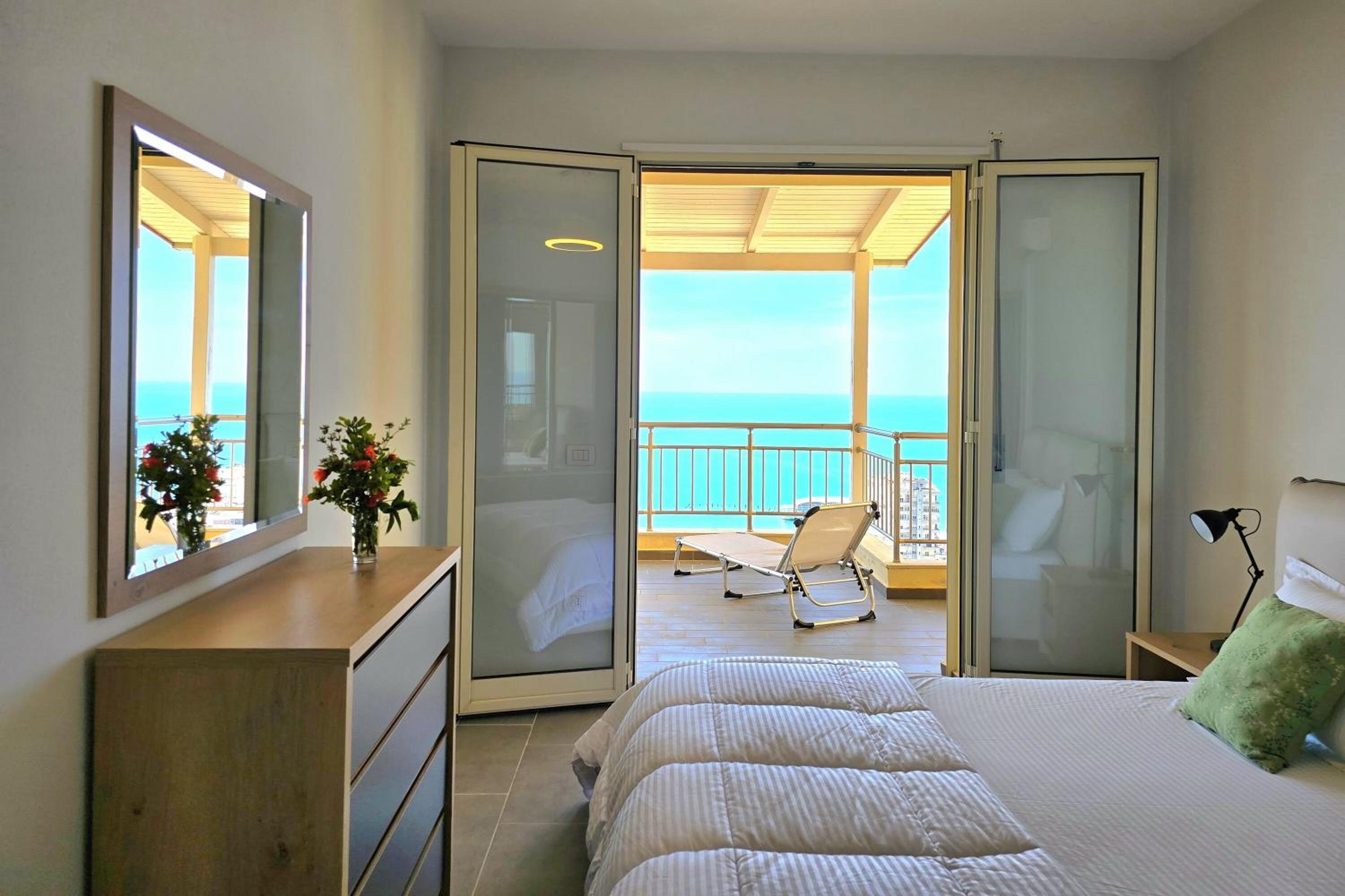Hill Apartment with Sea View in Durres - Happy Rentals
