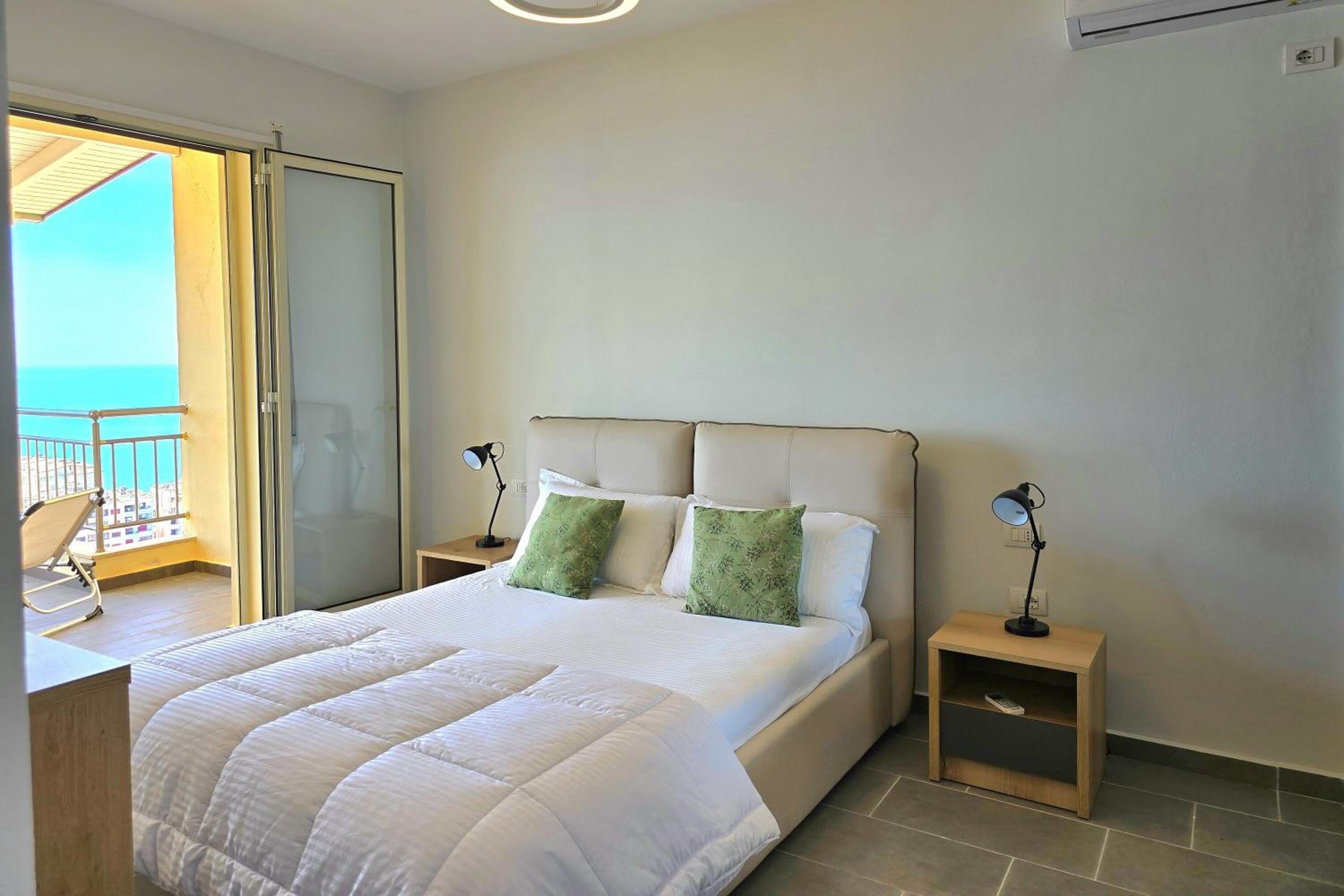 Hill Apartment with Sea View in Durres - Happy Rentals