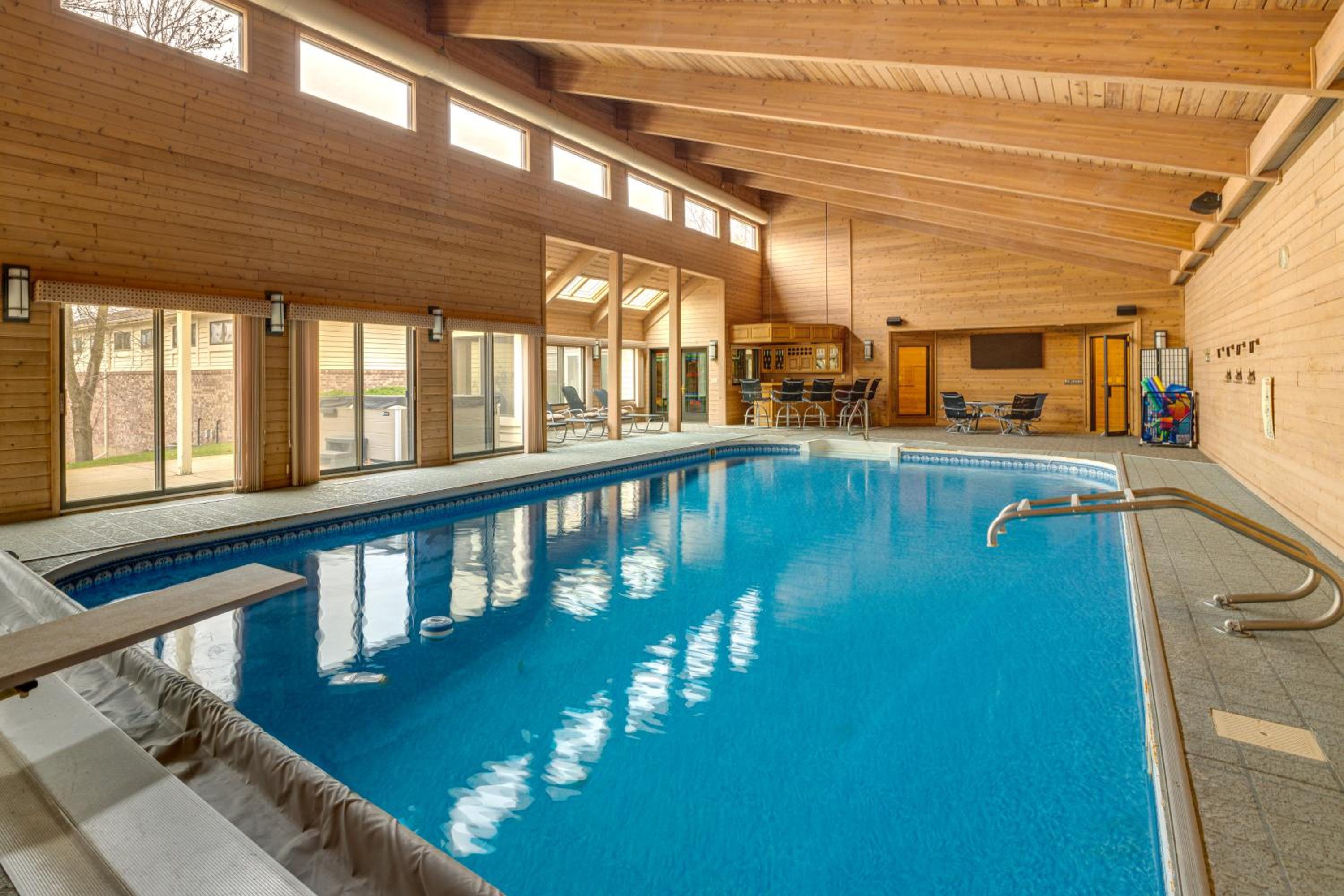 Luxe Long Lake Estate! Courts, Pool and Game Room