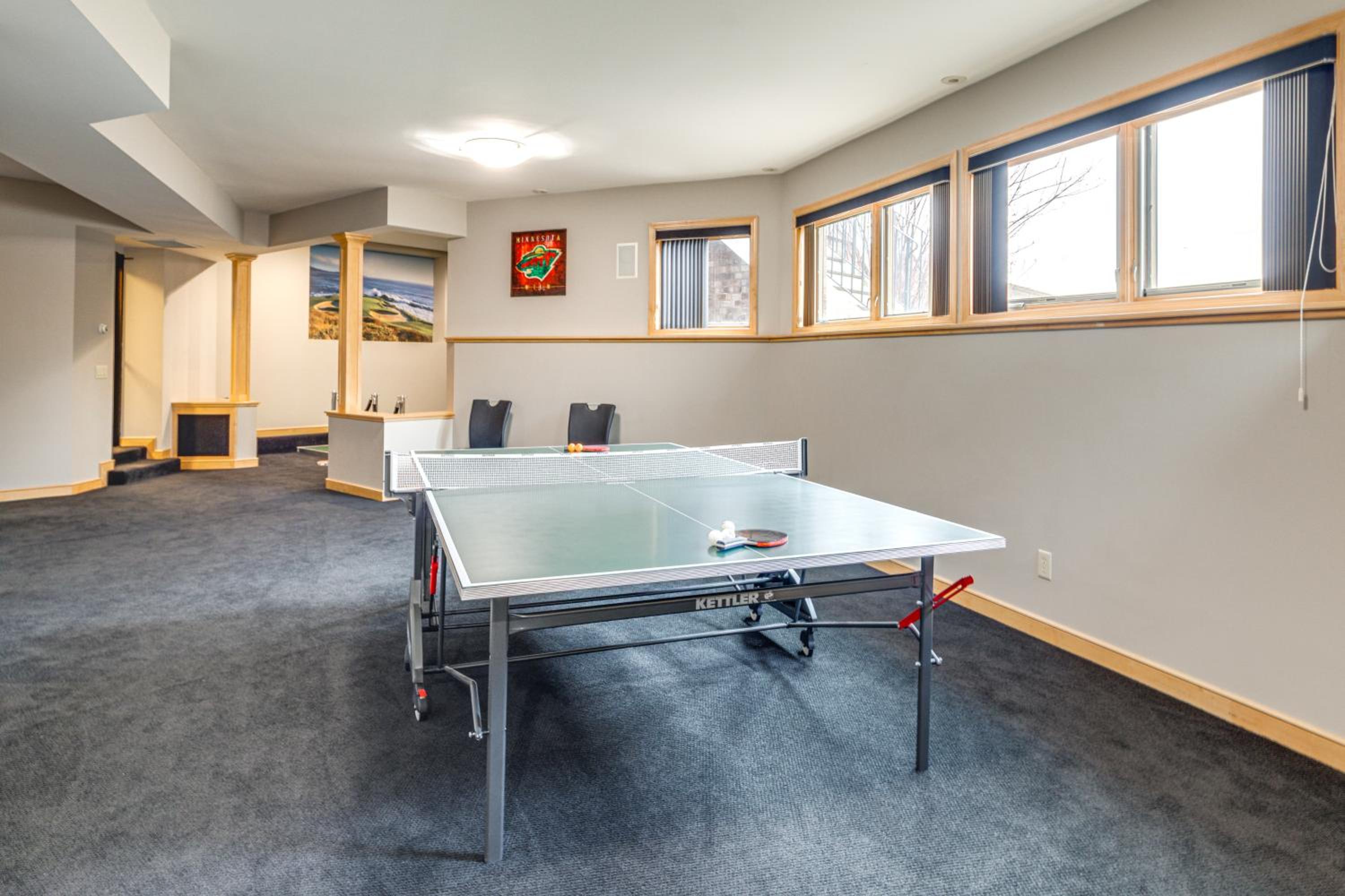 Luxe Long Lake Estate! Courts, Pool and Game Room